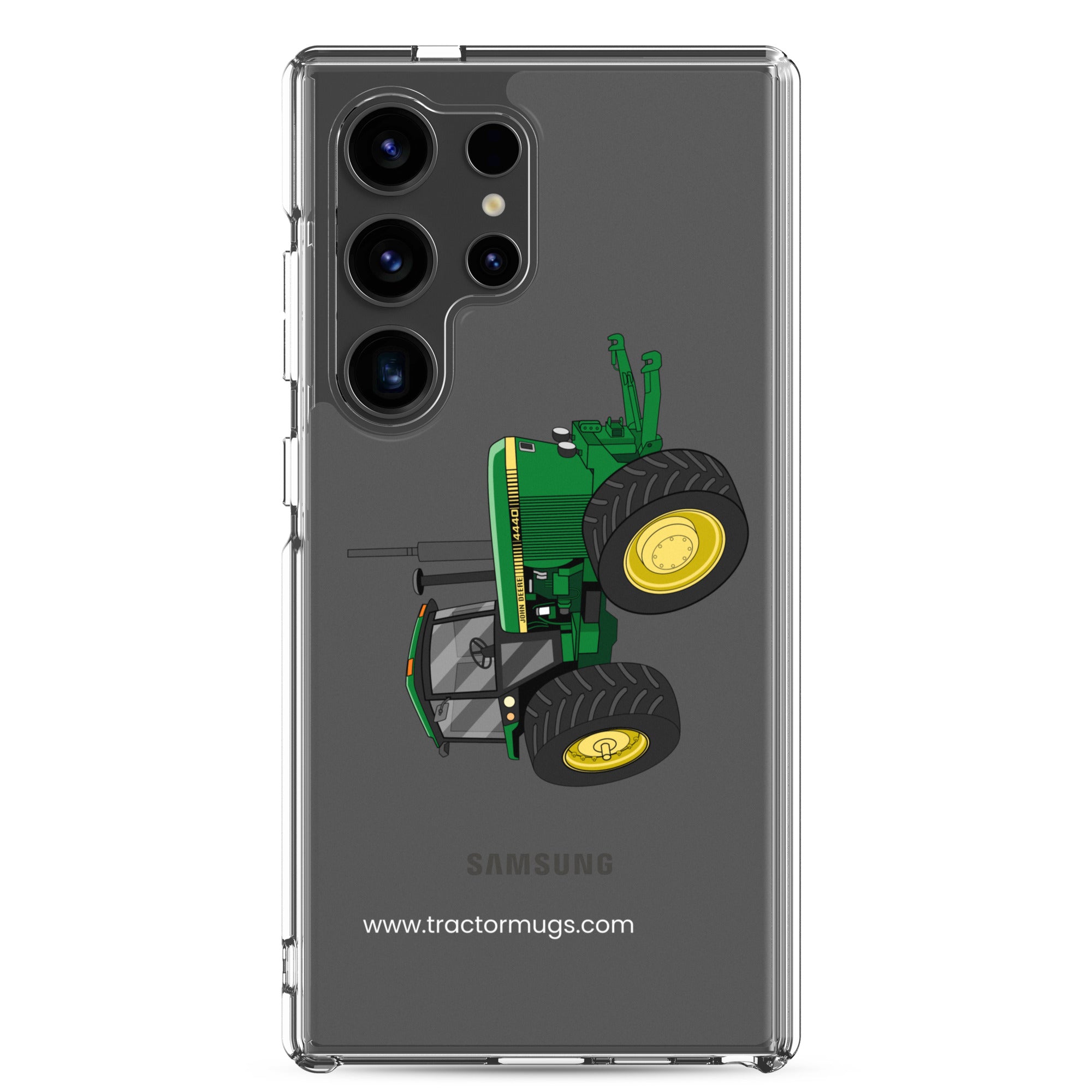 The Tractor Mugs Store Samsung Galaxy S24 Ultra John Deere 4440 4WD | Clear Case for Samsung® Quality Farmers Merch