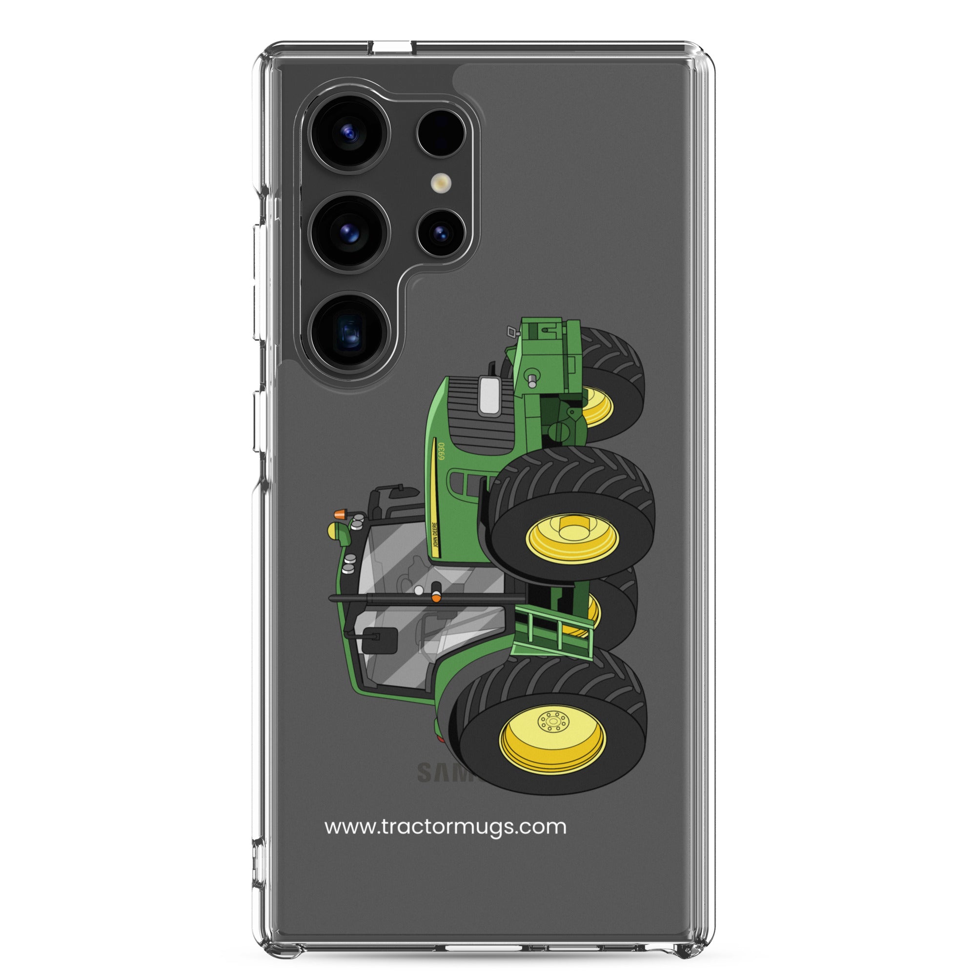 The Tractor Mugs Store Samsung Galaxy S24 Ultra John Deere 6930 Premium | Clear Case for Samsung® Quality Farmers Merch