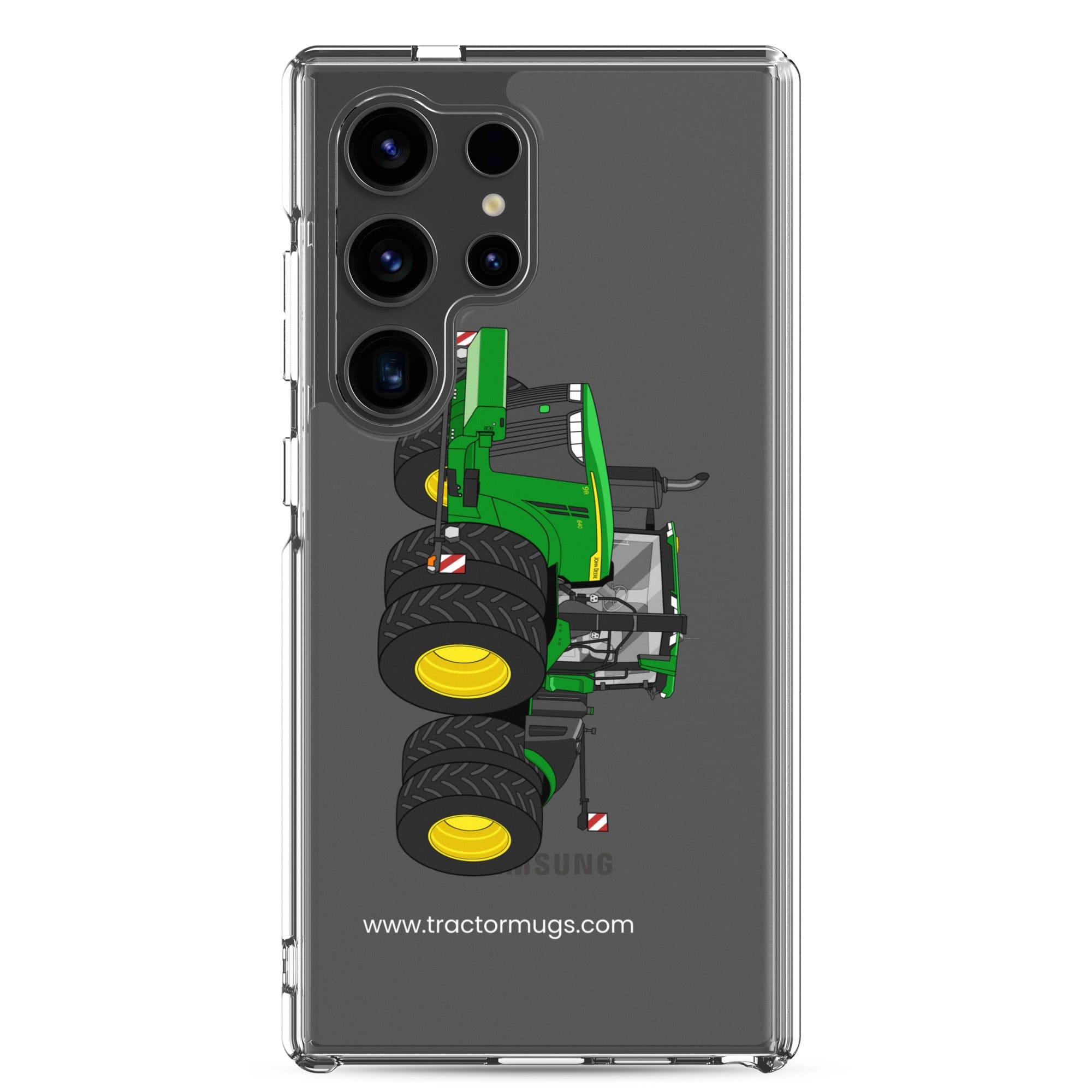 The Tractor Mugs Store Samsung Galaxy S24 Ultra John Deere 9R 640 | Clear Case for Samsung® Quality Farmers Merch