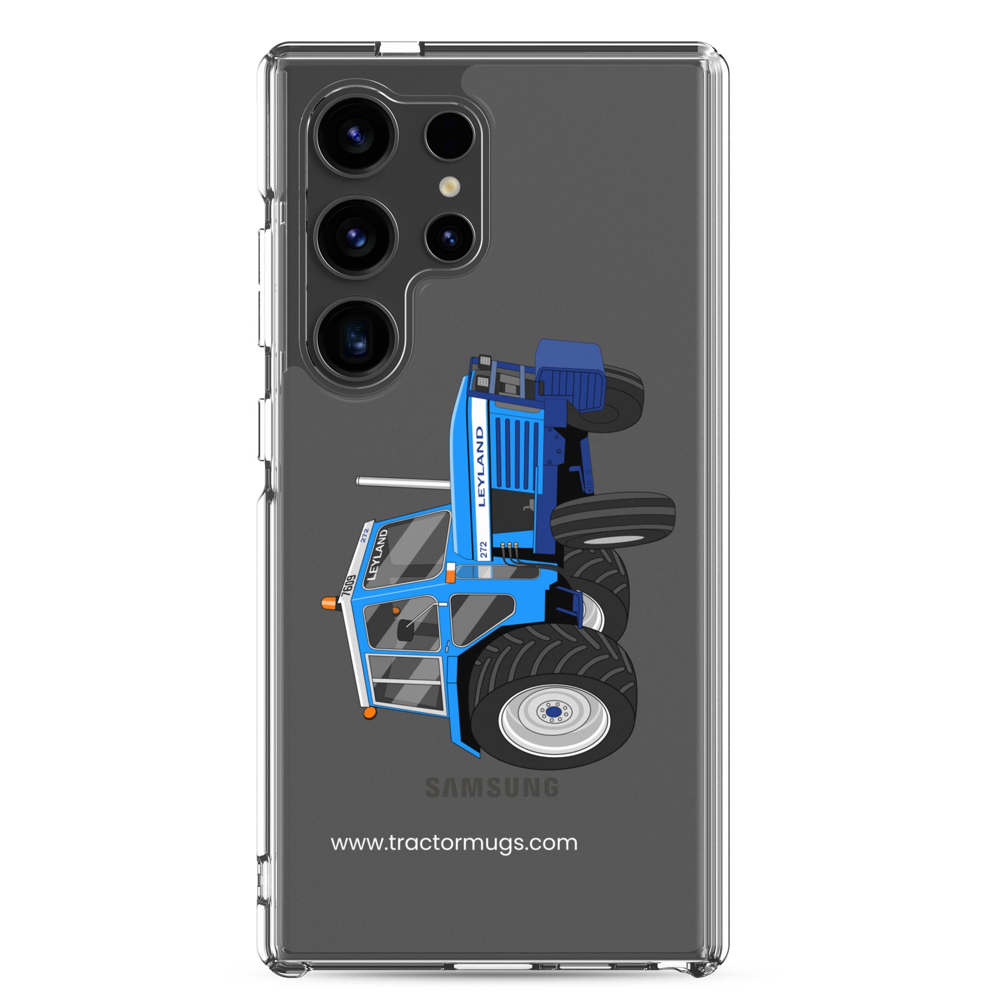 The Tractor Mugs Store Samsung Galaxy S24 Ultra Leyland 272 | Clear Case for Samsung® Quality Farmers Merch