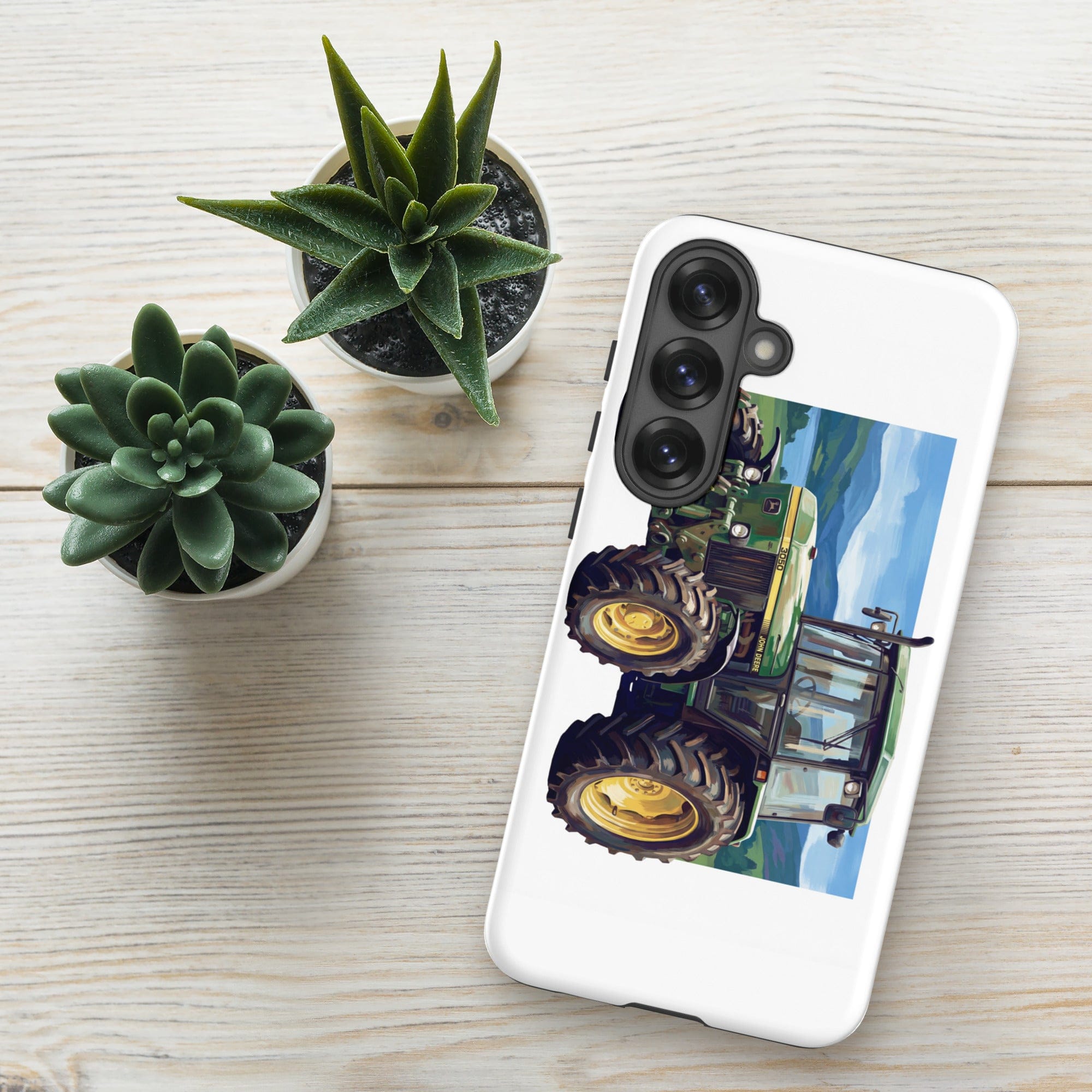 The Tractor Mugs Store Samsung Galaxy S25 Plus John Deere 3050 | Splash Art Tough case for Samsung® Quality Farmers Merch