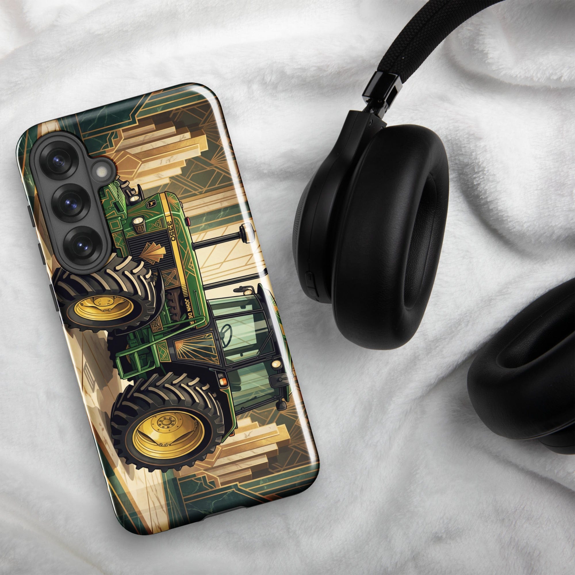 The Tractor Mugs Store Samsung Galaxy S25 Plus John Deere 3350 | Art Deco Tough case for Samsung® Quality Farmers Merch