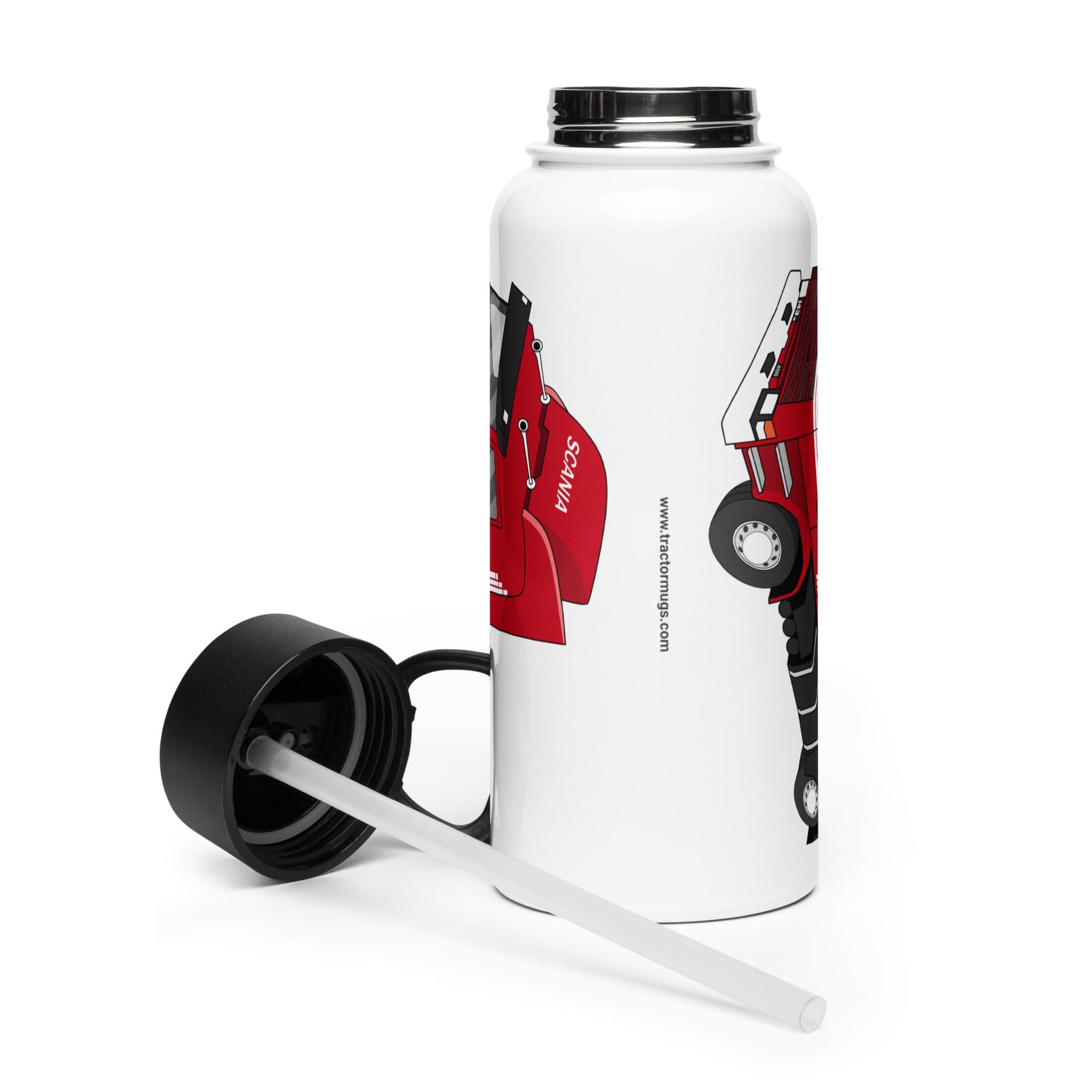 The Tractor Mugs Store Scania 143M 400 | Stainless Steel Water Bottle Quality Farmers Merch