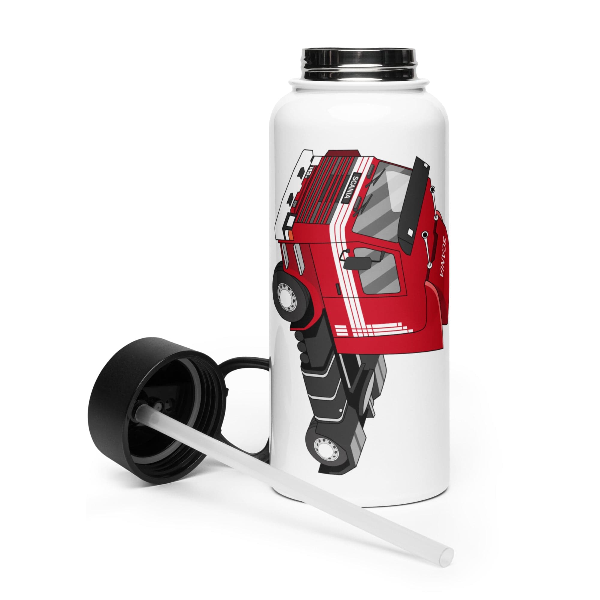 The Tractor Mugs Store Scania 143M 400 | Stainless Steel Water Bottle Quality Farmers Merch
