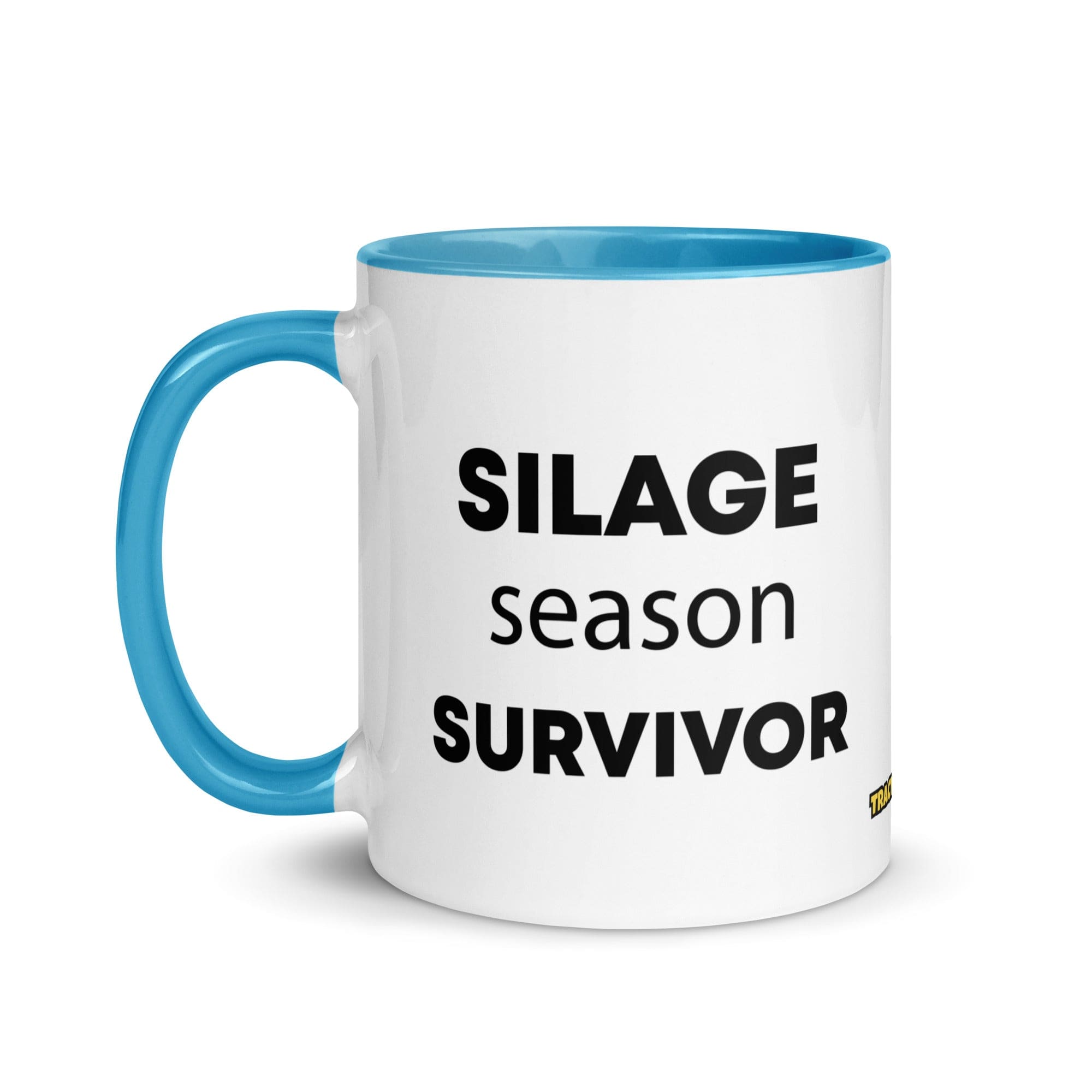 The Tractor Mugs Store Silage Season Survivor | Mug with Color Inside Quality Farmers Merch