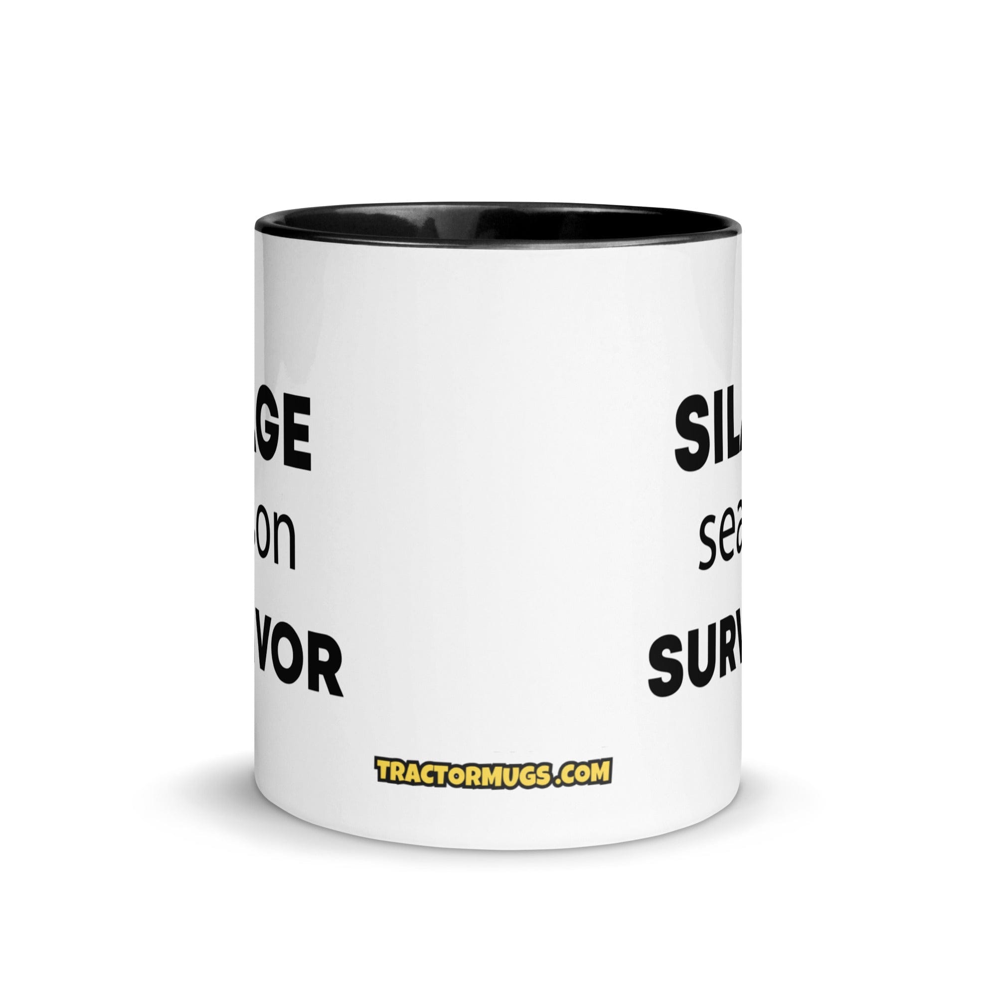 The Tractor Mugs Store Silage Season Survivor | Mug with Color Inside Quality Farmers Merch