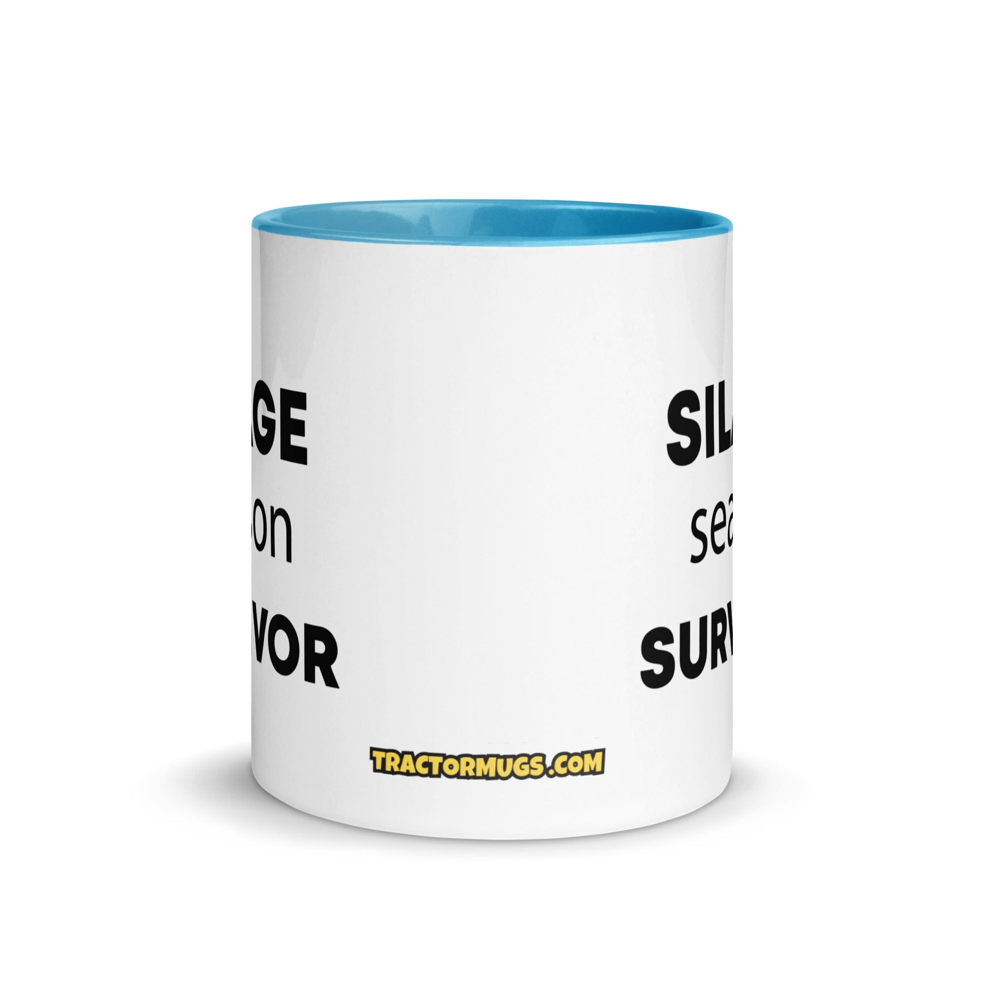 The Tractor Mugs Store Silage Season Survivor | Mug with Color Inside Quality Farmers Merch