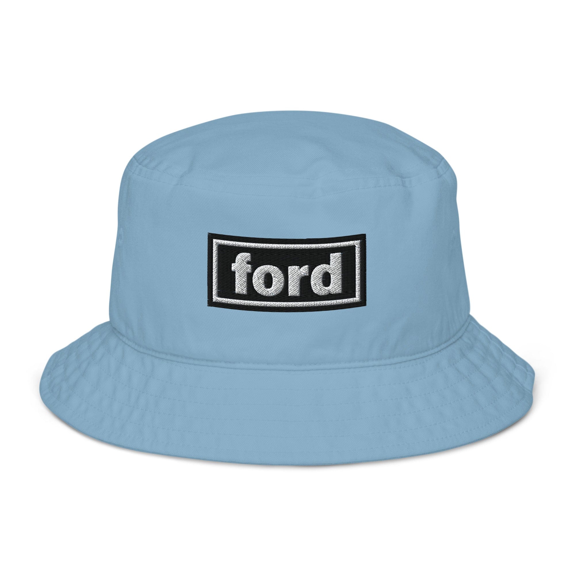 The Tractor Mugs Store Slate Blue Oasis Style Ford | Organic bucket hat Quality Farmers Merch