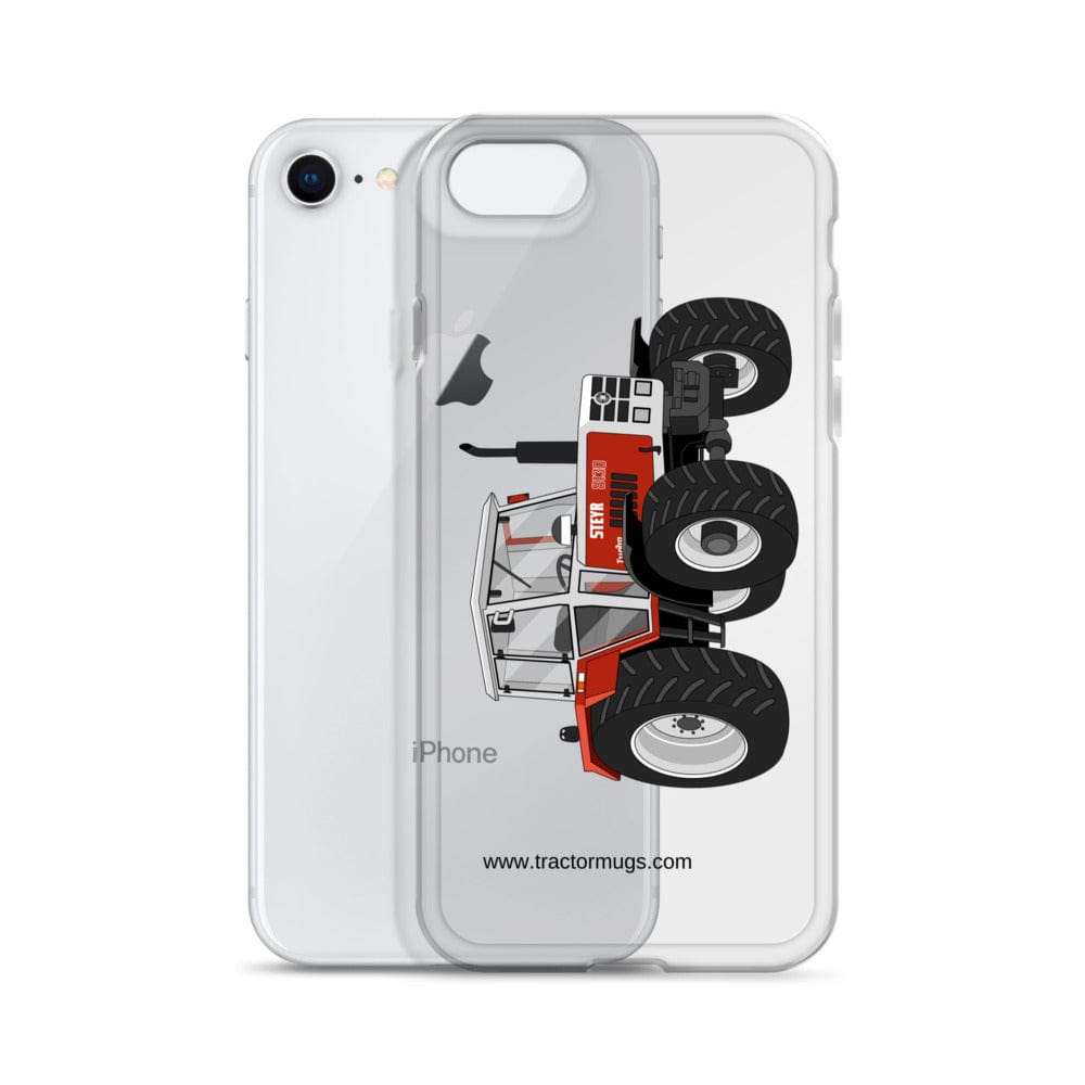 The Tractor Mugs Store Steyr 8130 | Clear Case for iPhone® Quality Farmers Merch