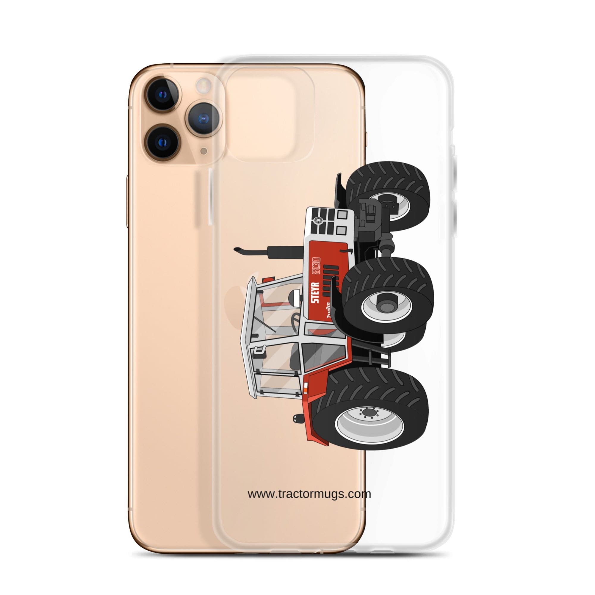 The Tractor Mugs Store Steyr 8130 | Clear Case for iPhone® Quality Farmers Merch