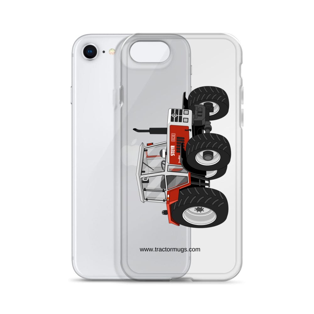 The Tractor Mugs Store Steyr 8130 | Clear Case for iPhone® Quality Farmers Merch