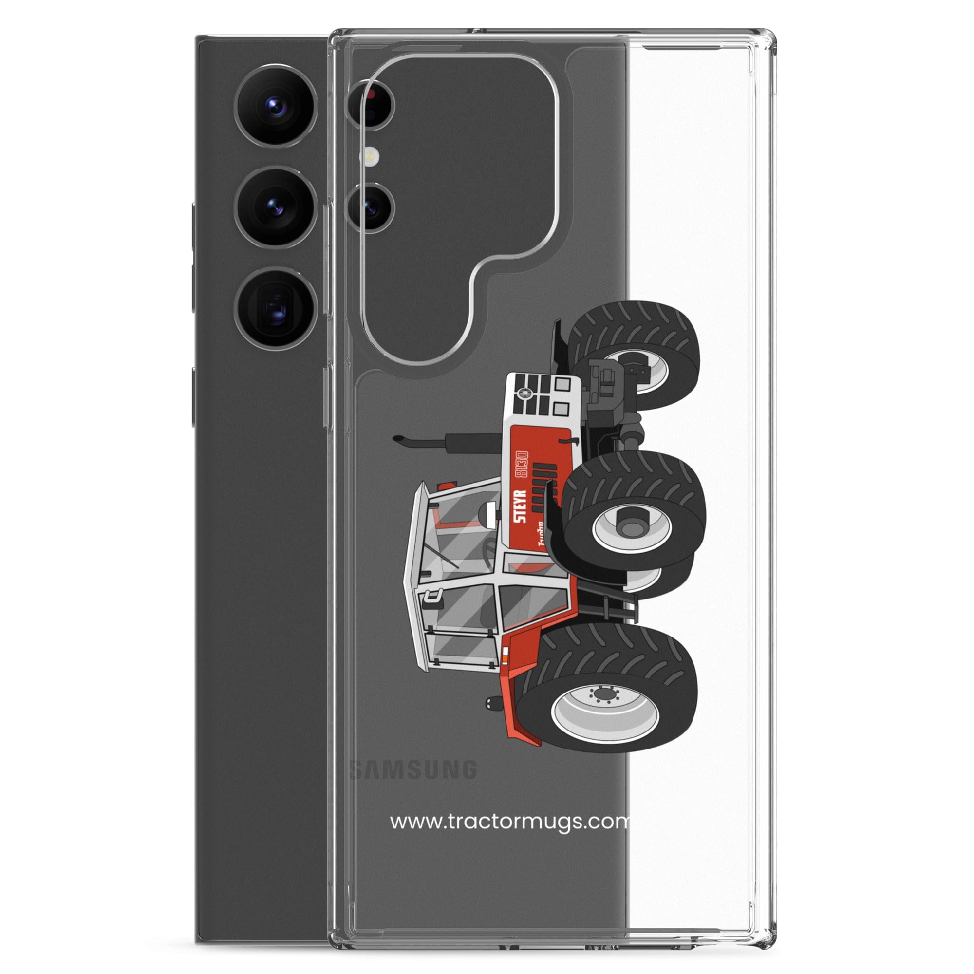 The Tractor Mugs Store Steyr 8130 | Clear Case for Samsung® Quality Farmers Merch