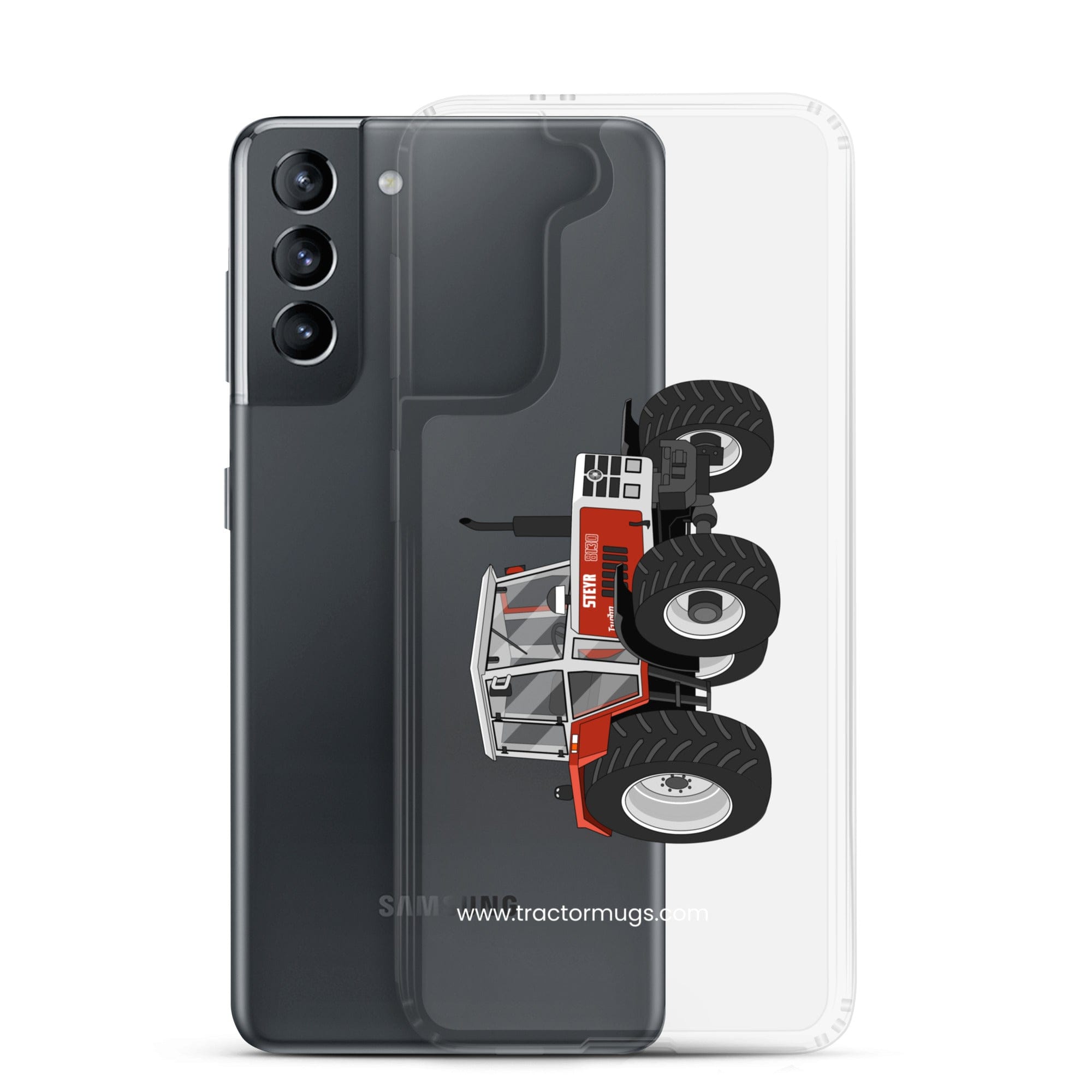 The Tractor Mugs Store Steyr 8130 | Clear Case for Samsung® Quality Farmers Merch