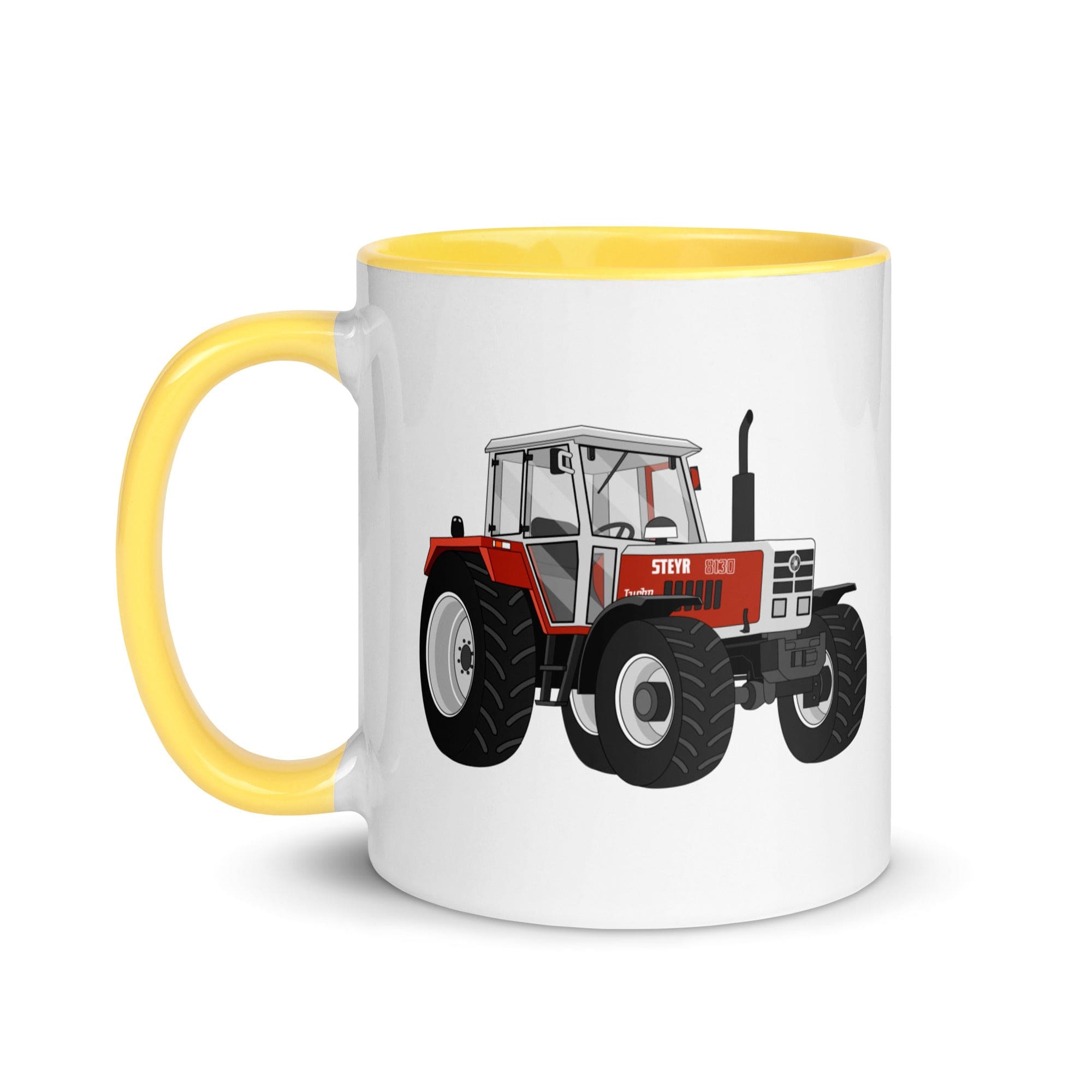 The Tractor Mugs Store Steyr 8130 | Mug with Color Inside Quality Farmers Merch