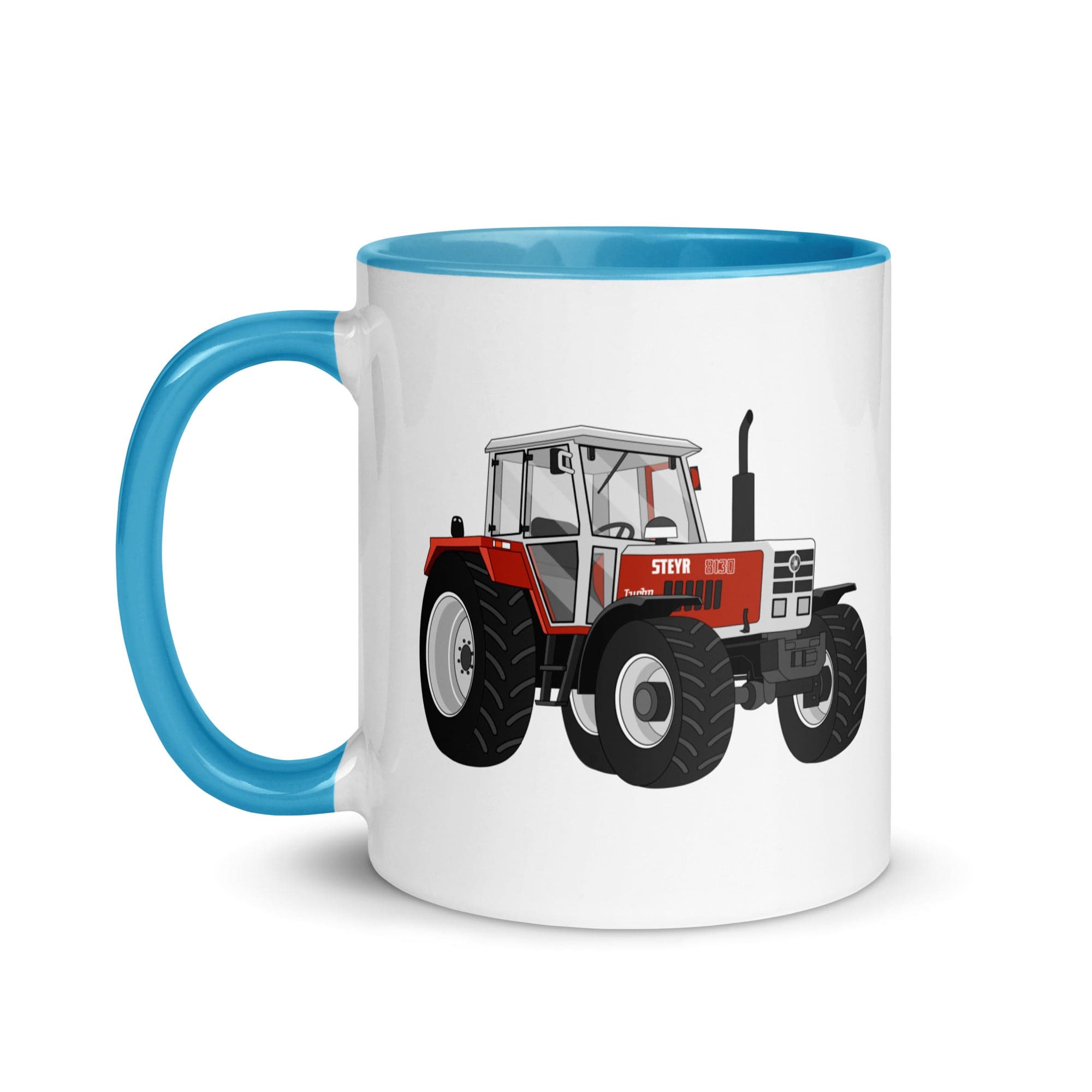 The Tractor Mugs Store Steyr 8130 | Mug with Color Inside Quality Farmers Merch