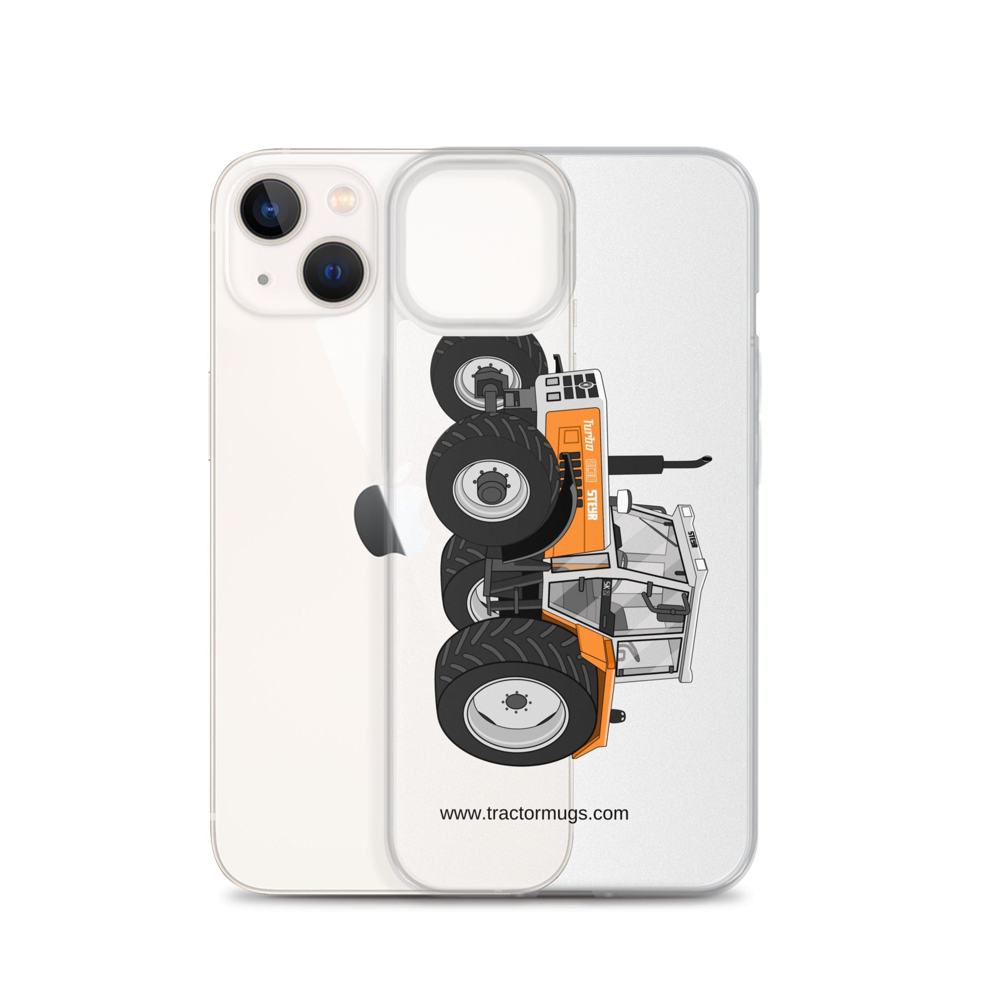 The Tractor Mugs Store Steyr SK 8130 Kommunal | Clear Case for iPhone® Quality Farmers Merch