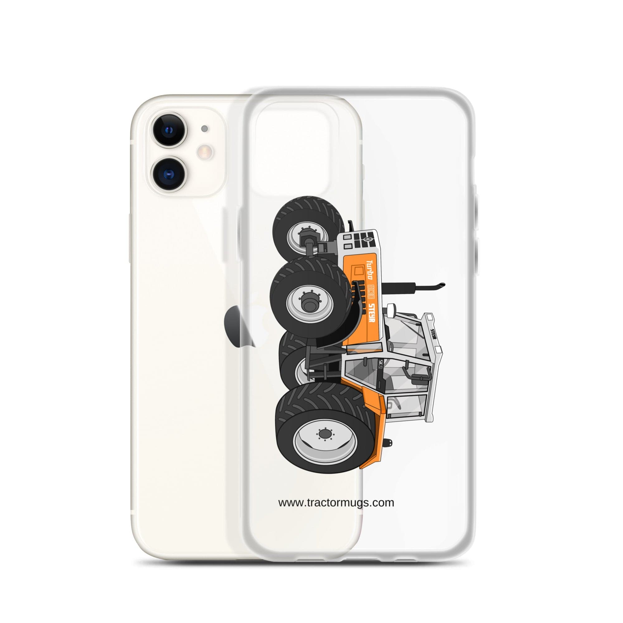 The Tractor Mugs Store Steyr SK 8130 Kommunal | Clear Case for iPhone® Quality Farmers Merch