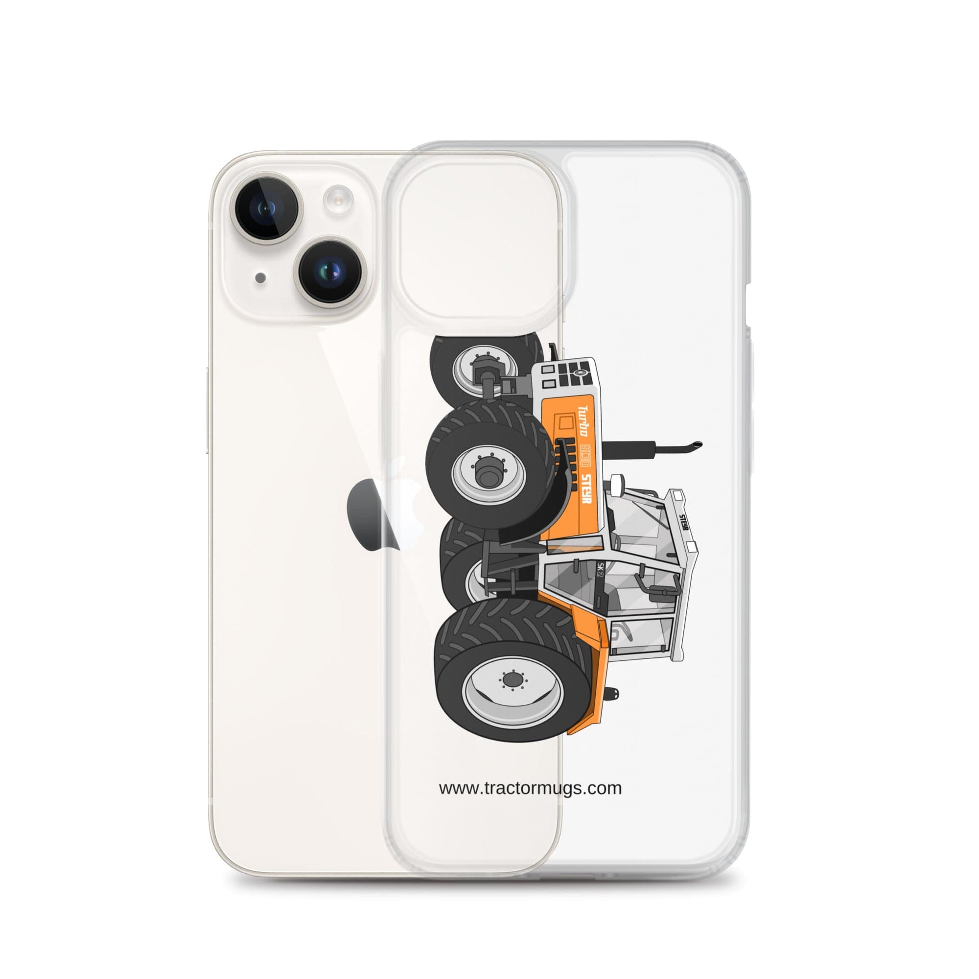 The Tractor Mugs Store Steyr SK 8130 Kommunal | Clear Case for iPhone® Quality Farmers Merch
