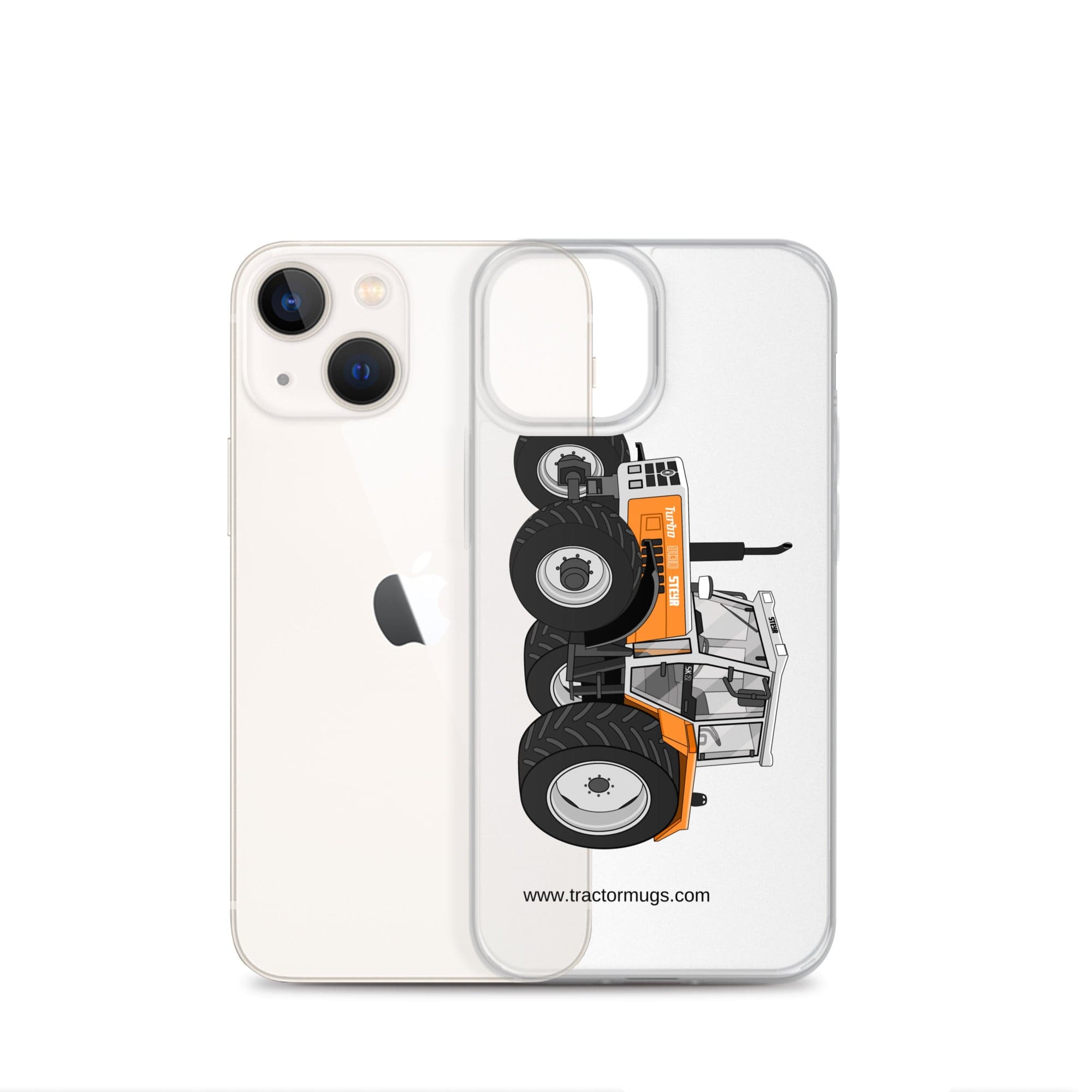 The Tractor Mugs Store Steyr SK 8130 Kommunal | Clear Case for iPhone® Quality Farmers Merch
