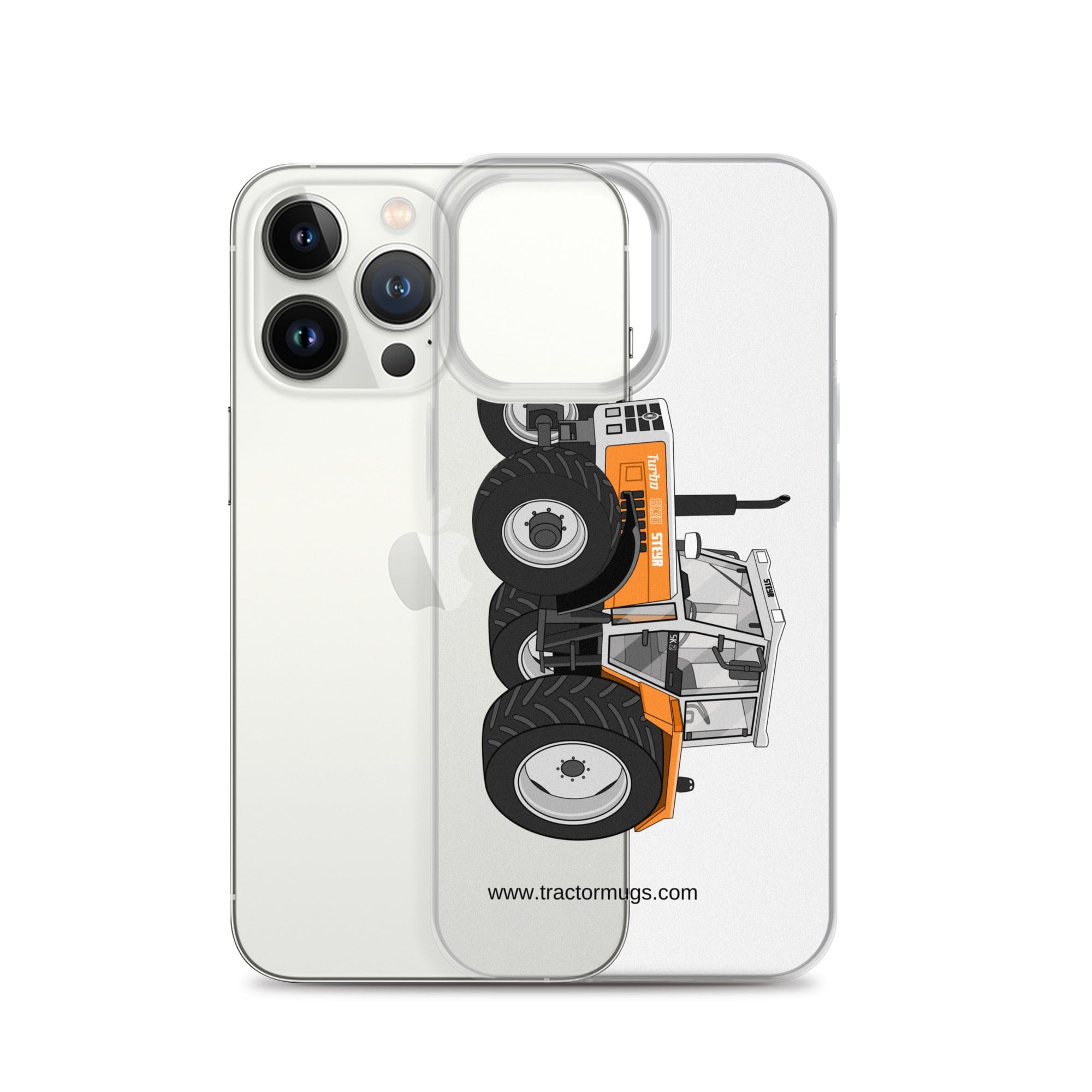 The Tractor Mugs Store Steyr SK 8130 Kommunal | Clear Case for iPhone® Quality Farmers Merch