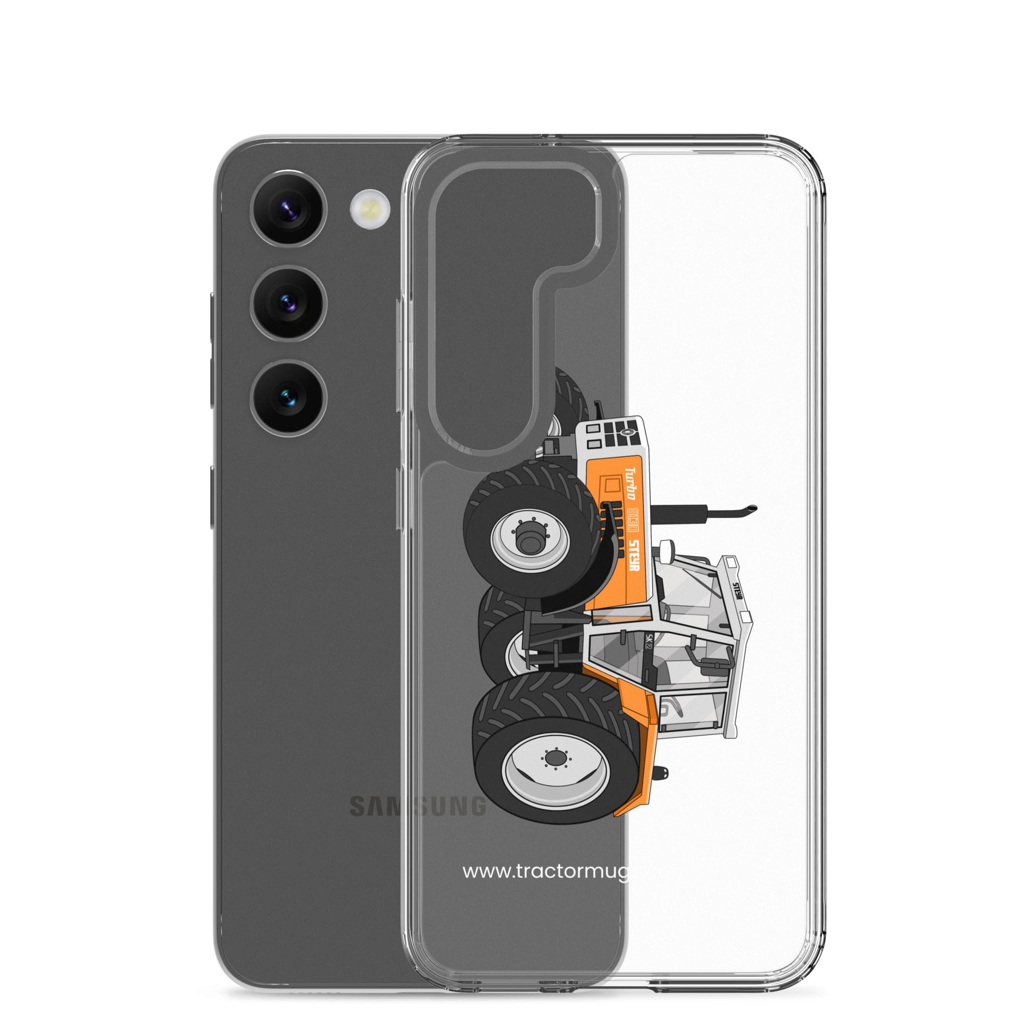 The Tractor Mugs Store Steyr SK 8130 Kommunal | Clear Case for Samsung® Quality Farmers Merch