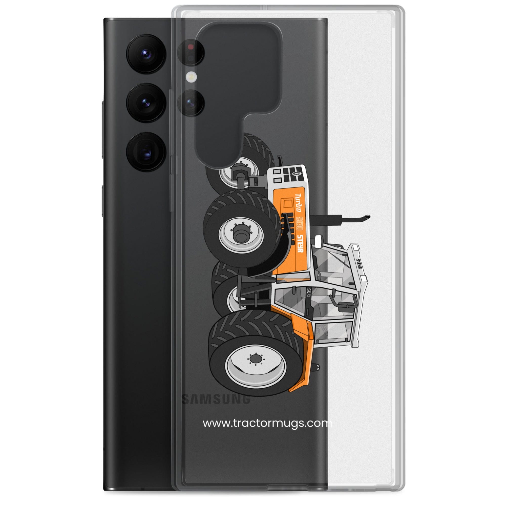 The Tractor Mugs Store Steyr SK 8130 Kommunal | Clear Case for Samsung® Quality Farmers Merch
