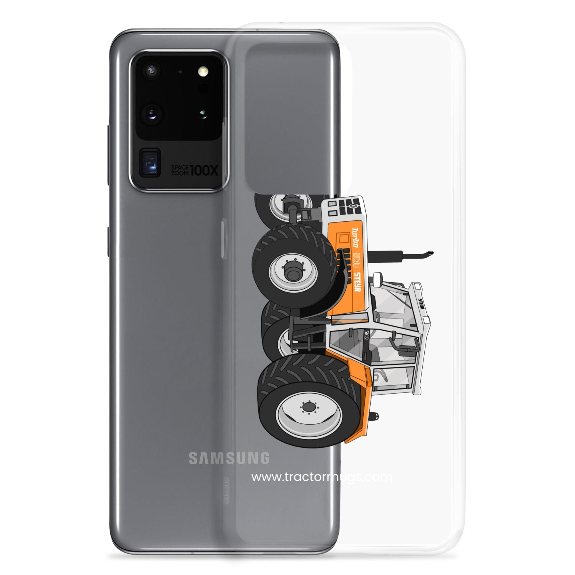 The Tractor Mugs Store Steyr SK 8130 Kommunal | Clear Case for Samsung® Quality Farmers Merch