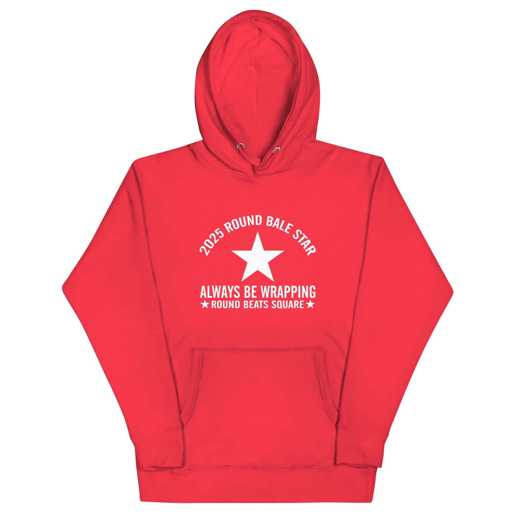 The Tractor Mugs Store Team Red / S Round Baler Star | Unisex Hoodie Quality Farmers Merch