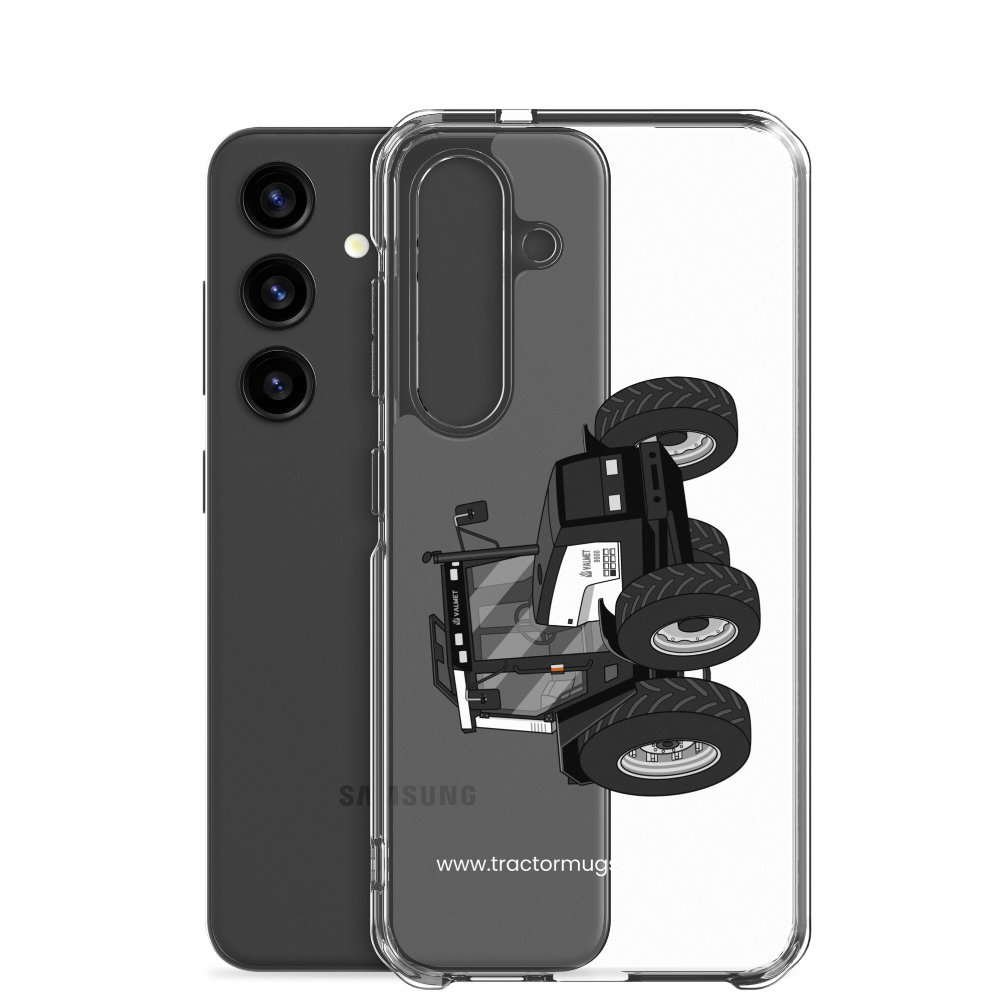 The Tractor Mugs Store Valmet Mega 8600 | Clear Case for Samsung® Quality Farmers Merch