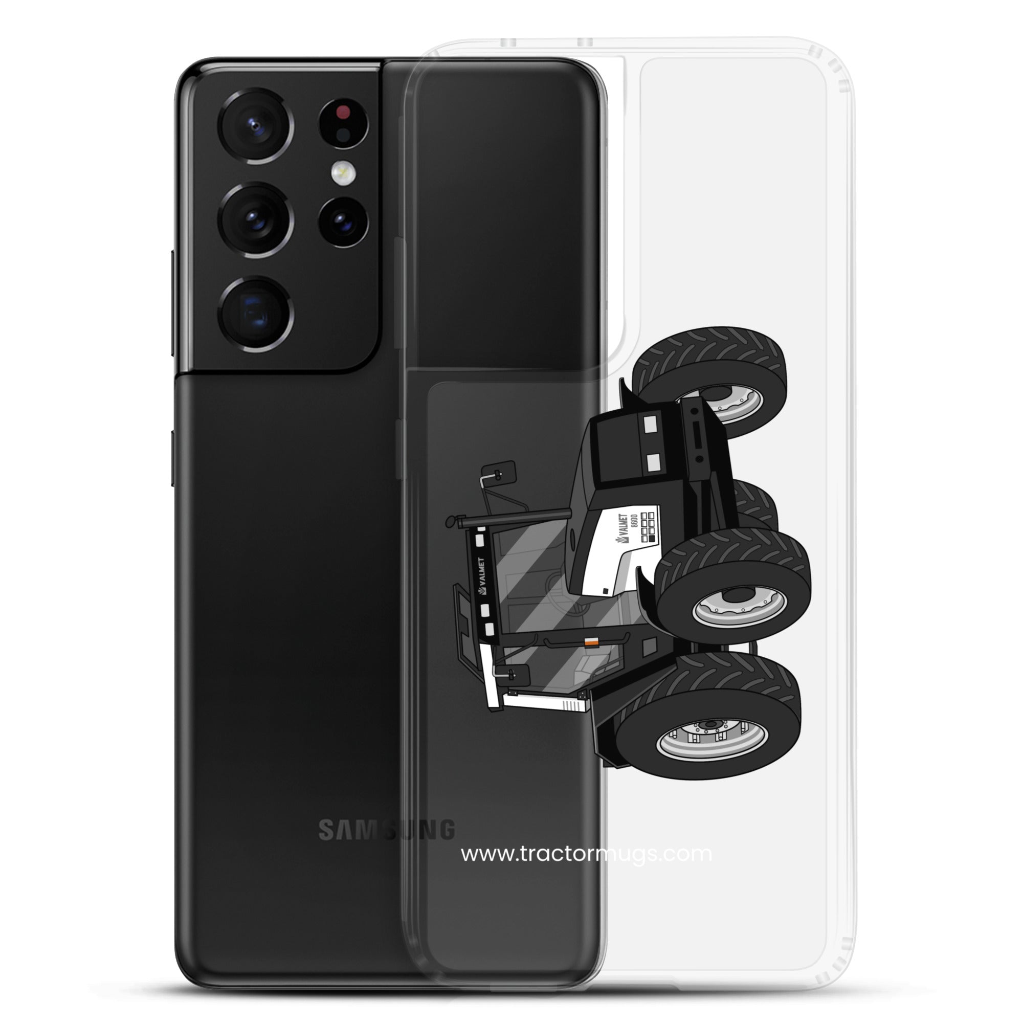 The Tractor Mugs Store Valmet Mega 8600 | Clear Case for Samsung® Quality Farmers Merch