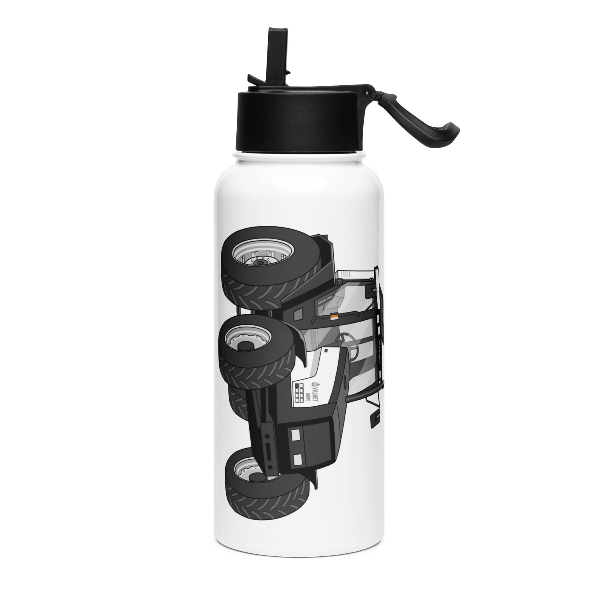 The Tractor Mugs Store Valmet Mega 8600 | Stainless Steel Water Bottle Quality Farmers Merch