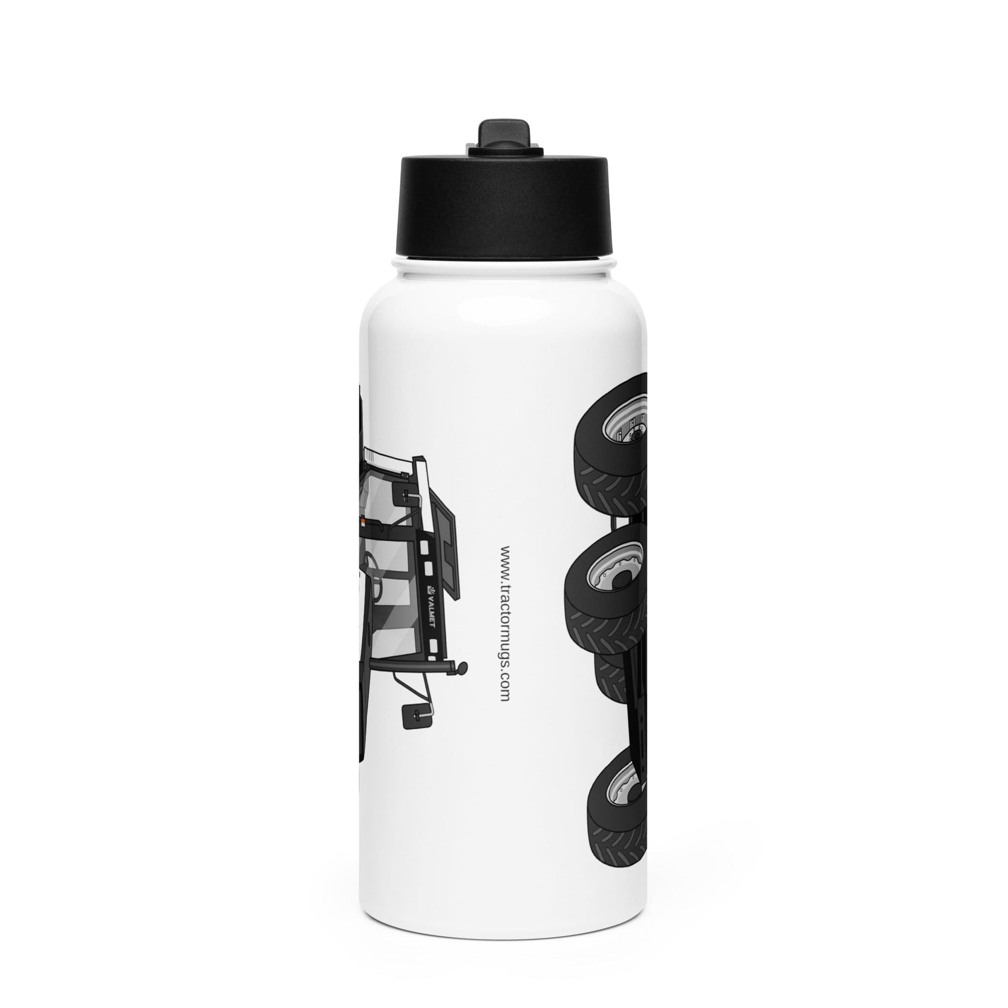 The Tractor Mugs Store Valmet Mega 8600 | Stainless Steel Water Bottle Quality Farmers Merch