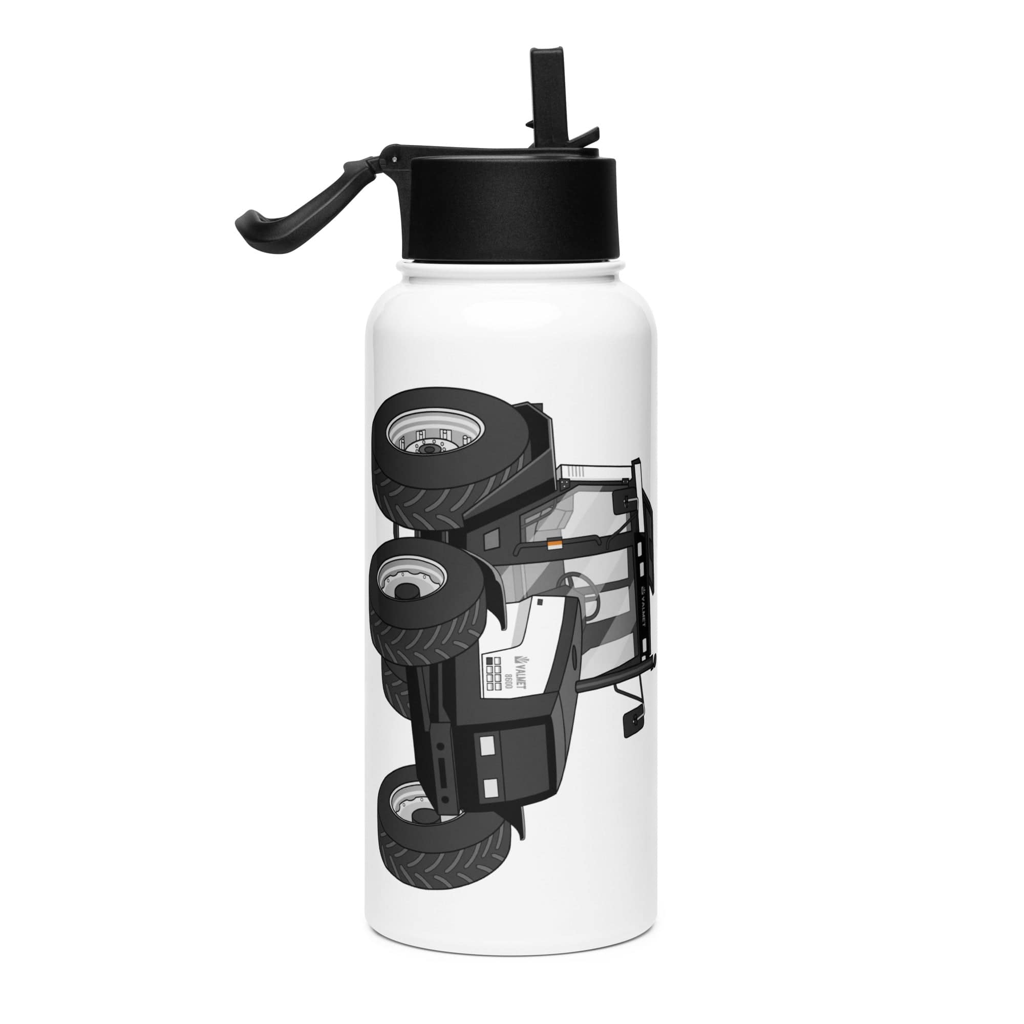 The Tractor Mugs Store Valmet Mega 8600 | Stainless Steel Water Bottle Quality Farmers Merch