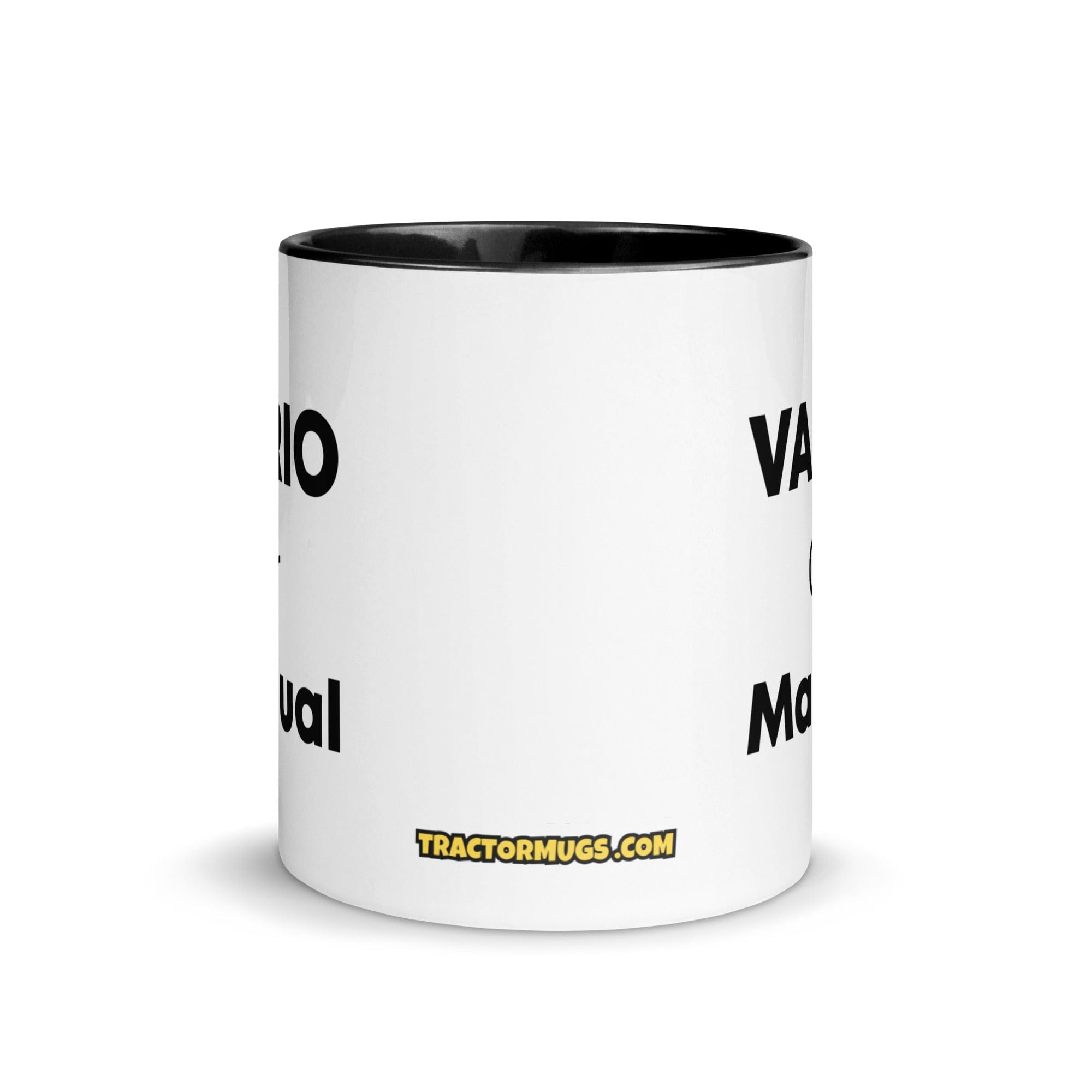 The Tractor Mugs Store Vario or Manual | Mug with Color Inside Quality Farmers Merch