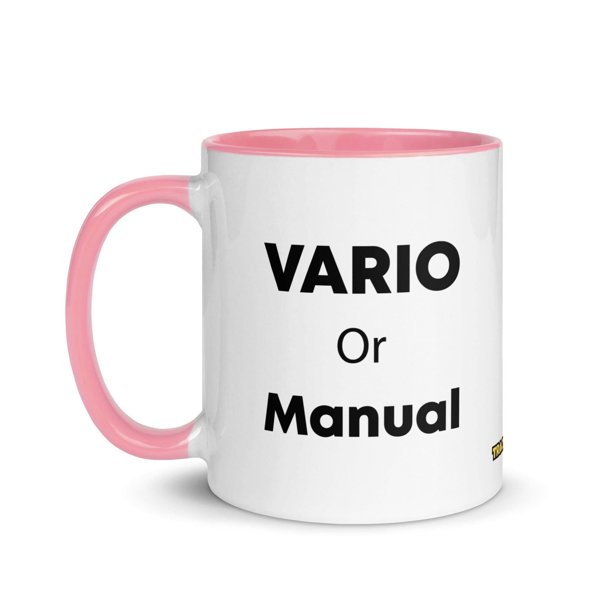 The Tractor Mugs Store Vario or Manual | Mug with Color Inside Quality Farmers Merch