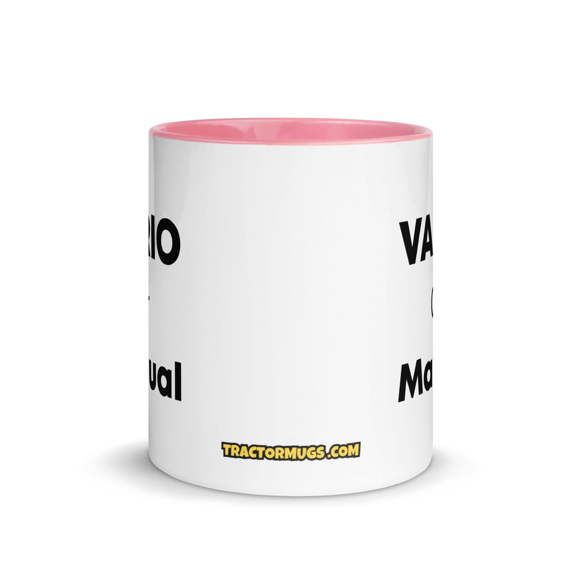 The Tractor Mugs Store Vario or Manual | Mug with Color Inside Quality Farmers Merch