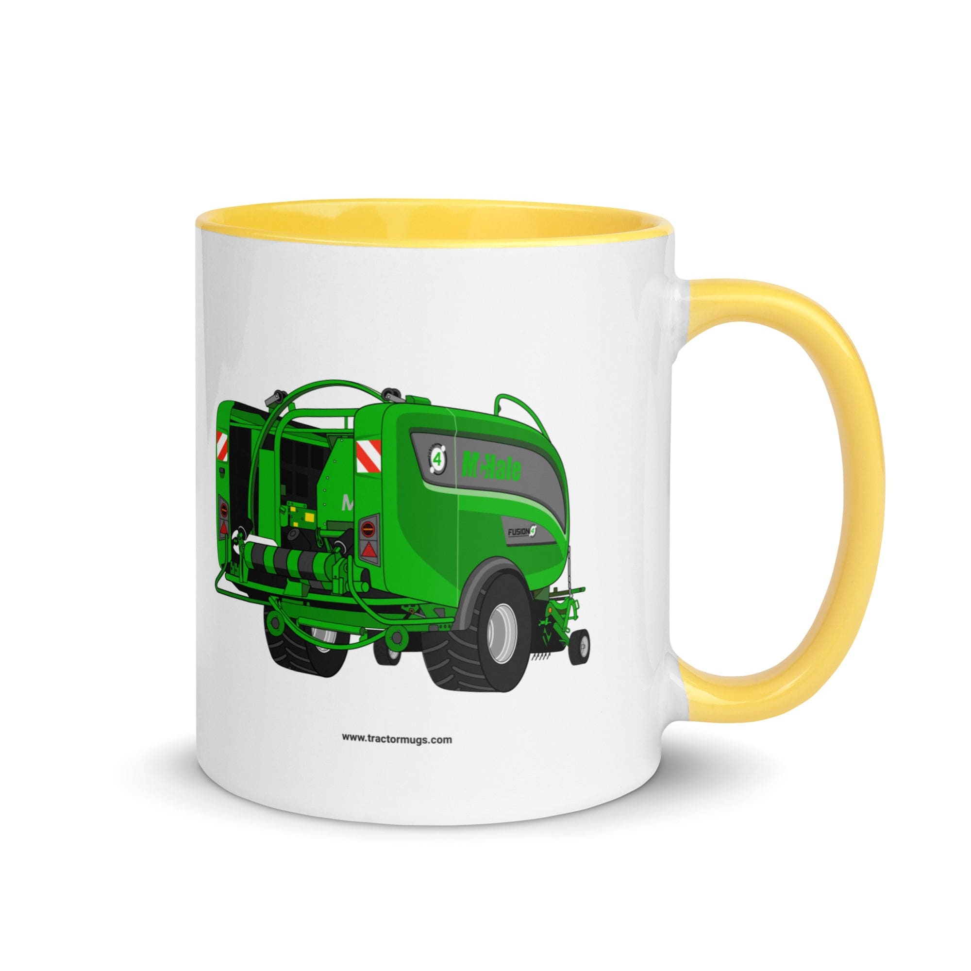 The Tractor Mugs Store Yellow / 11 oz Mc Hale Fusion 2 Mug with Color Inside Quality Farmers Merch