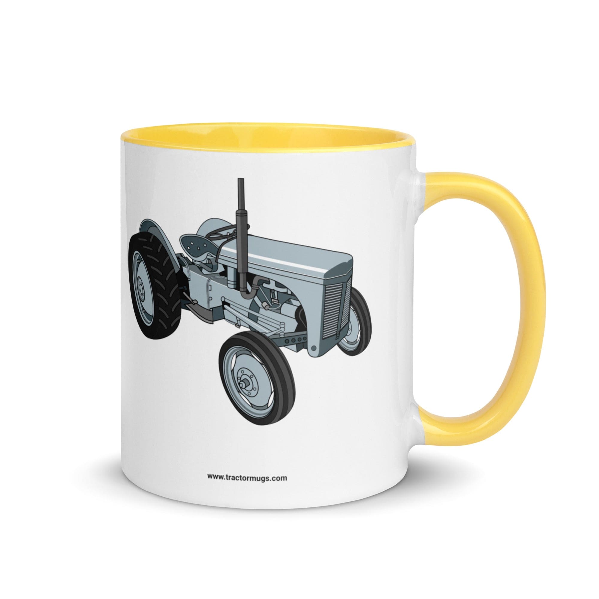 The Tractor Mugs Store Yellow Ferguson TE 20 | Mug with Color Inside Quality Farmers Merch