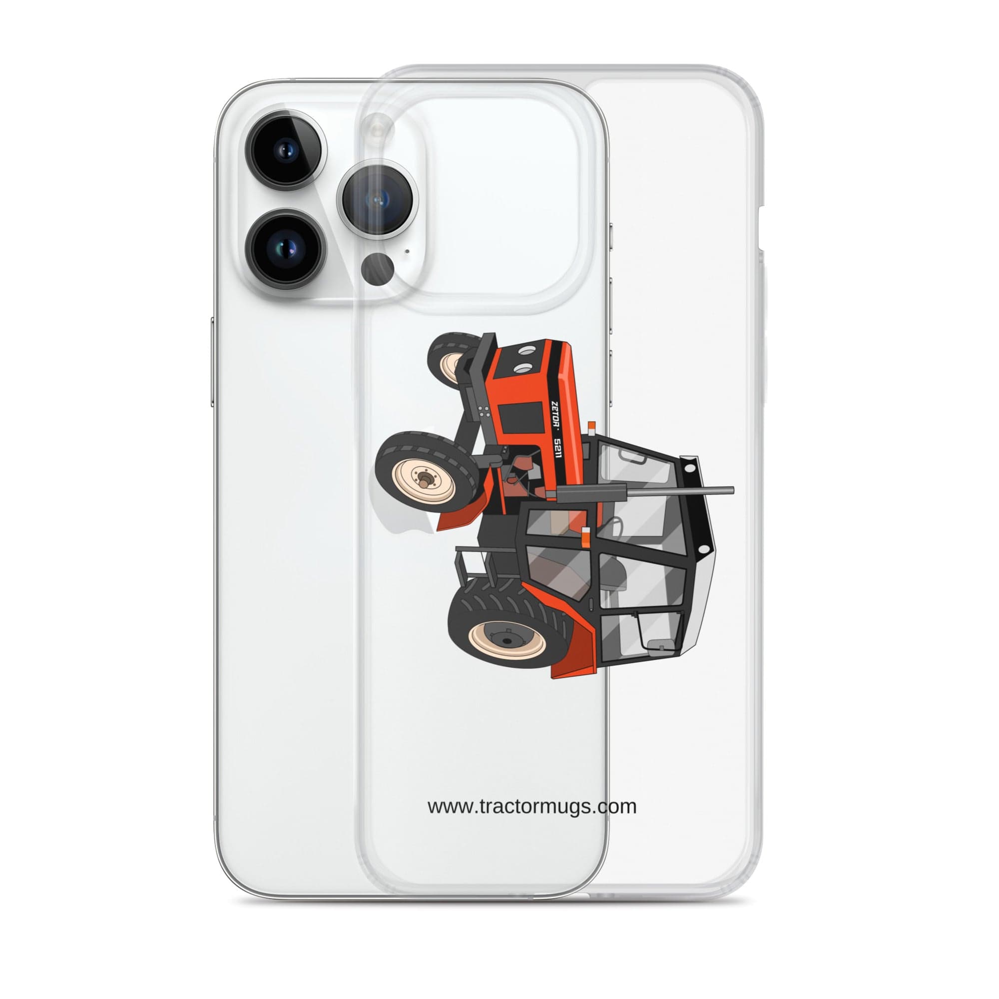The Tractor Mugs Store Zetor 5211 | Clear Case for iPhone® Quality Farmers Merch