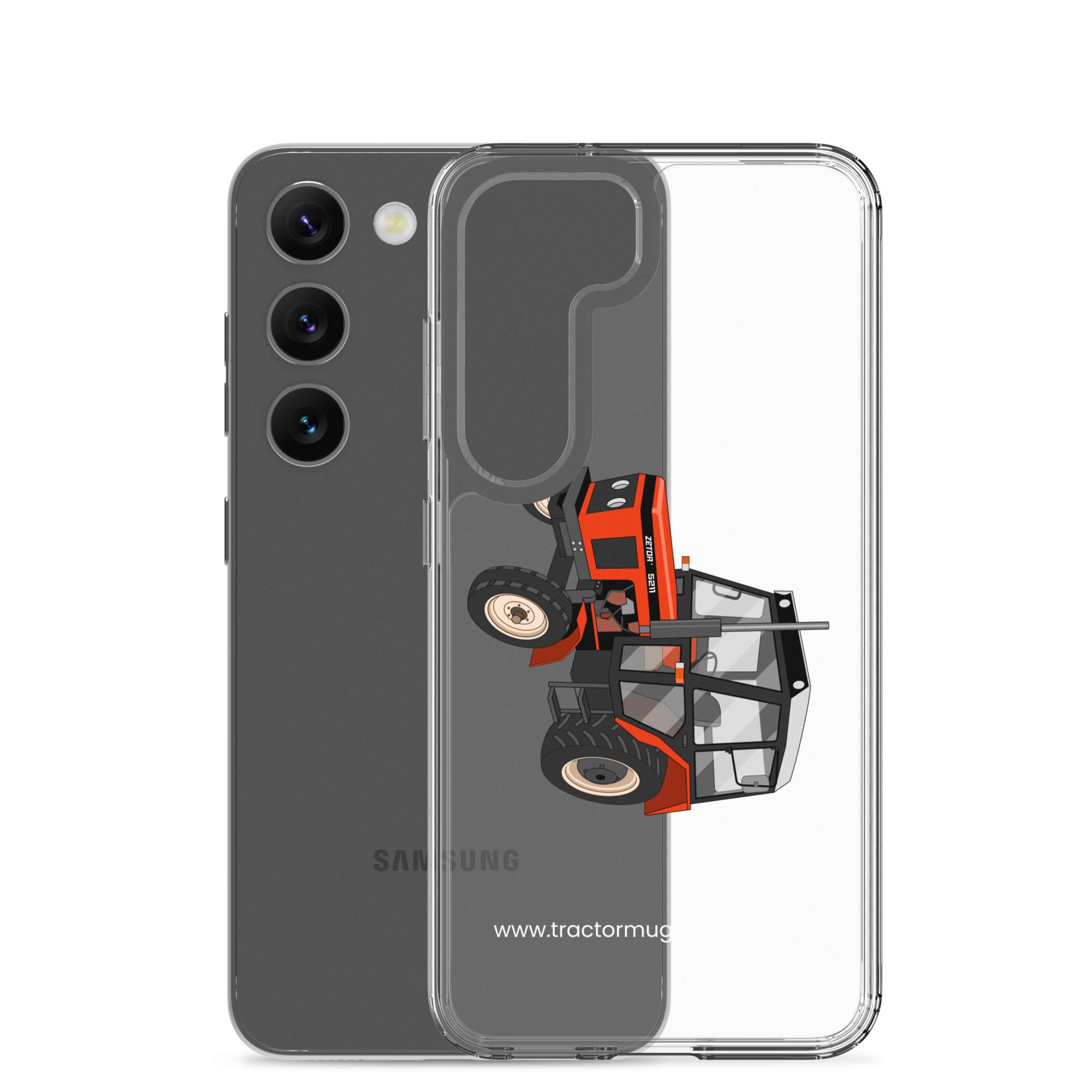 The Tractor Mugs Store Zetor 5211 | Clear Case for Samsung® Quality Farmers Merch