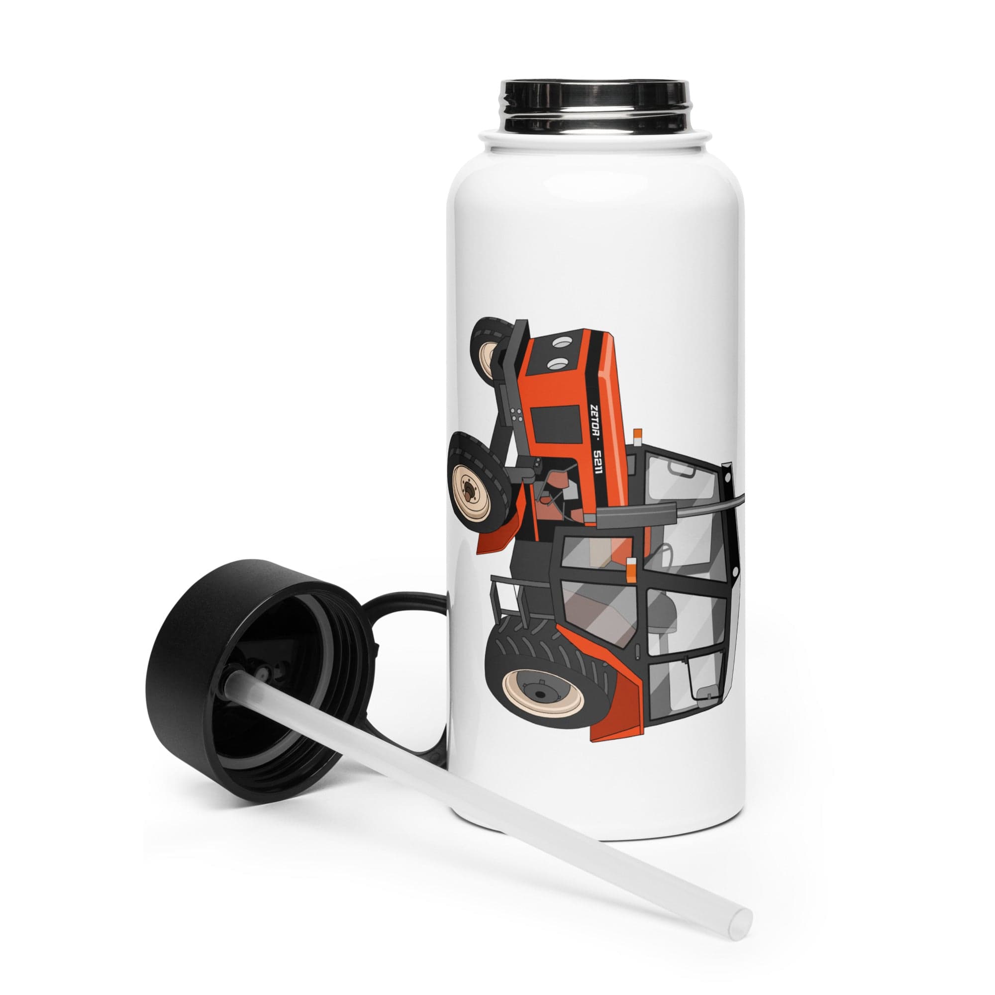 The Tractor Mugs Store Zetor 5211 | Stainless Steel Water Bottle Quality Farmers Merch
