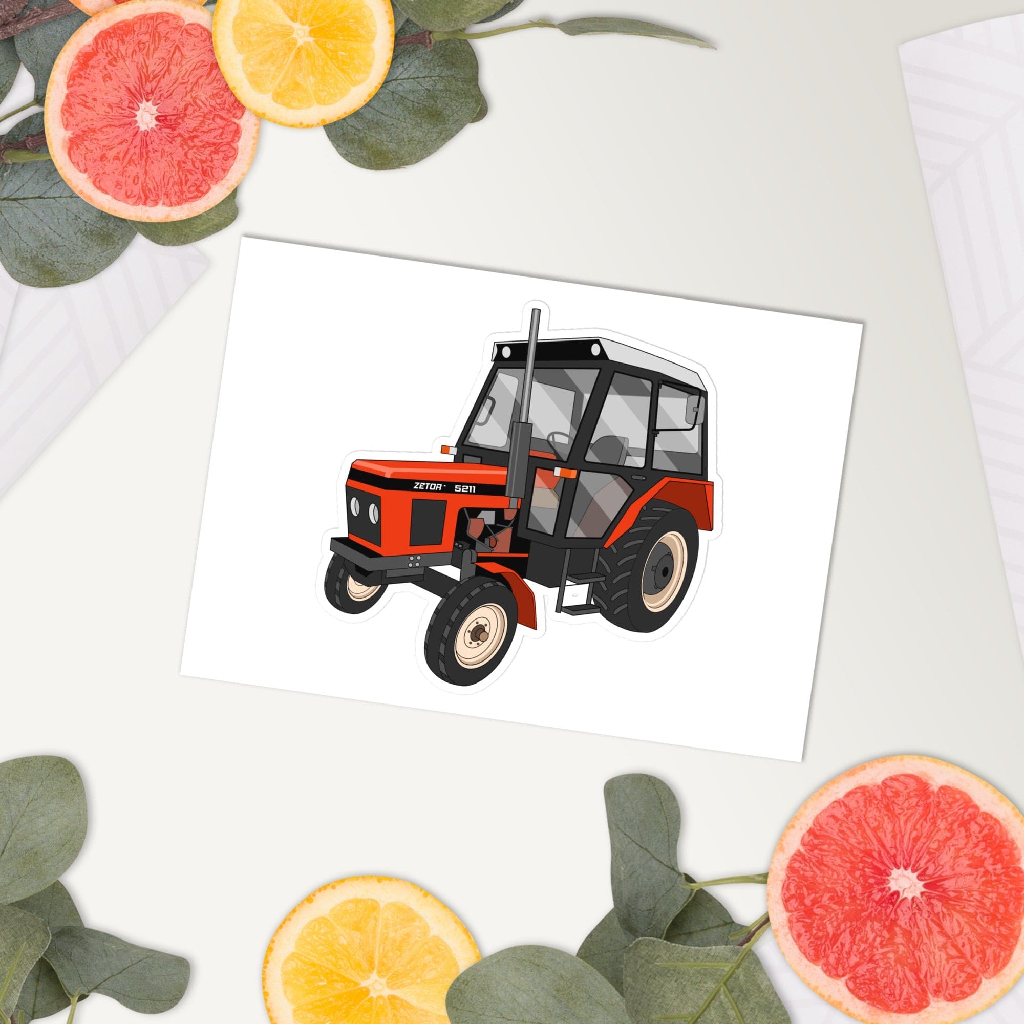 The Tractor Mugs Store Zetor 5211 | Sticker sheet Quality Farmers Merch