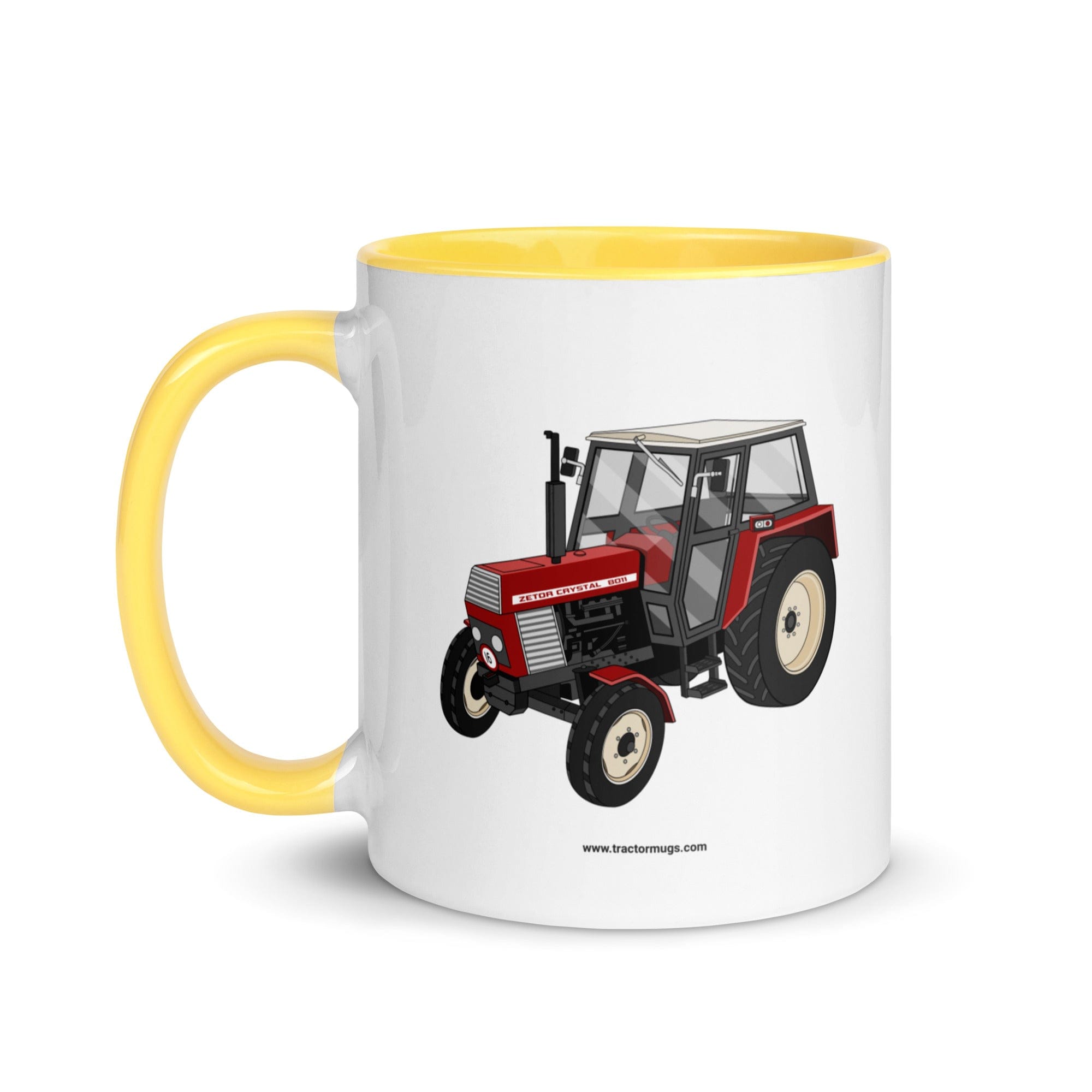 The Tractor Mugs Store Zetor Crystal 8011 | Mug with Color Inside Quality Farmers Merch