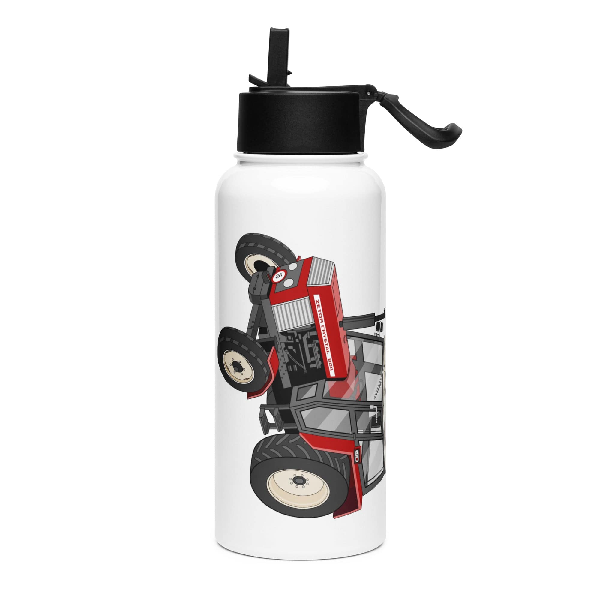 The Tractor Mugs Store Zetor Crystal 8011 | Stainless Steel Water Bottle Quality Farmers Merch