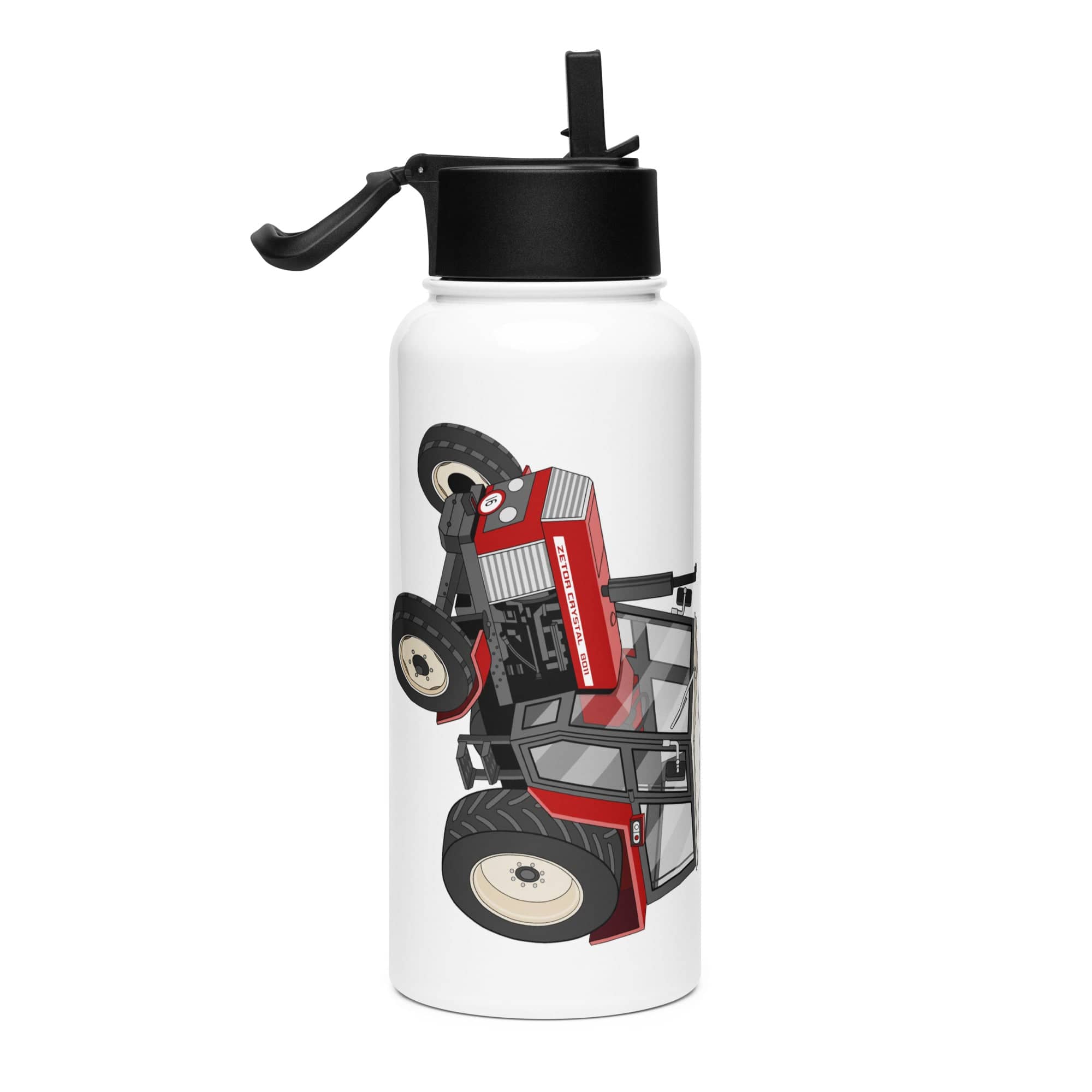 The Tractor Mugs Store Zetor Crystal 8011 | Stainless Steel Water Bottle Quality Farmers Merch