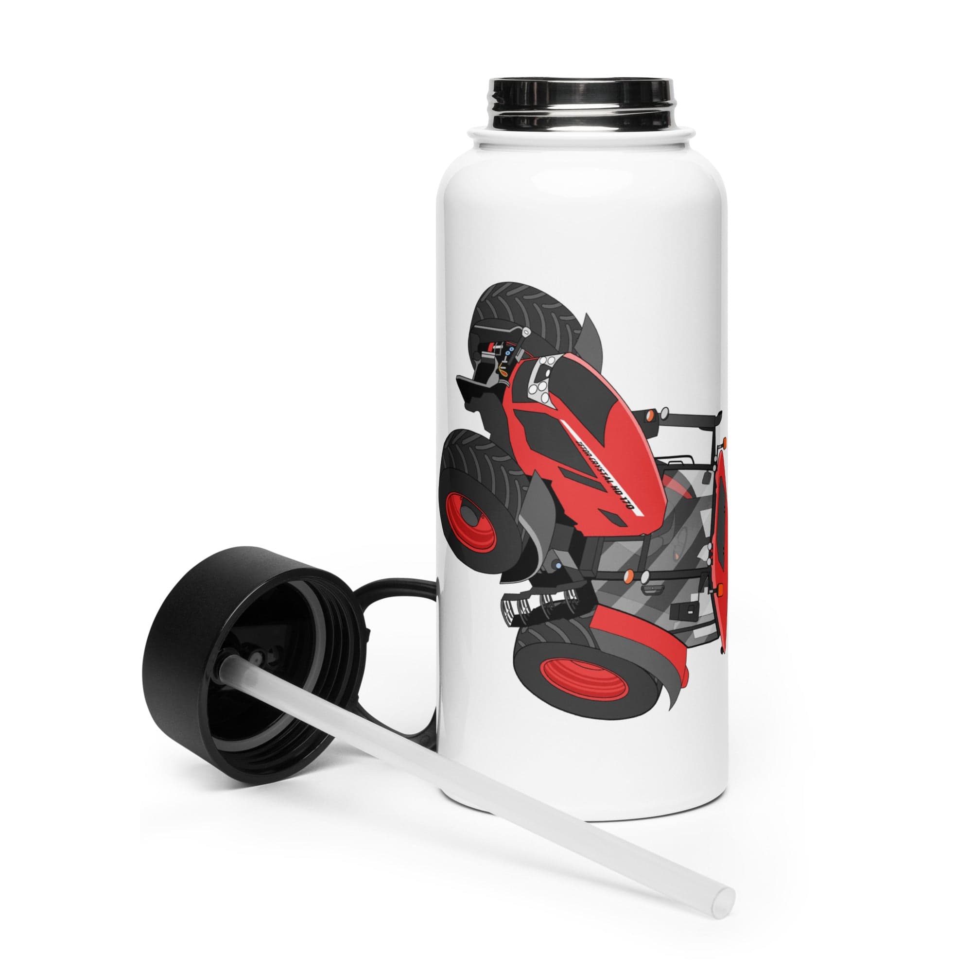 The Tractor Mugs Store Zetor Crystal HD 170 | Stainless Steel Water Bottle Quality Farmers Merch