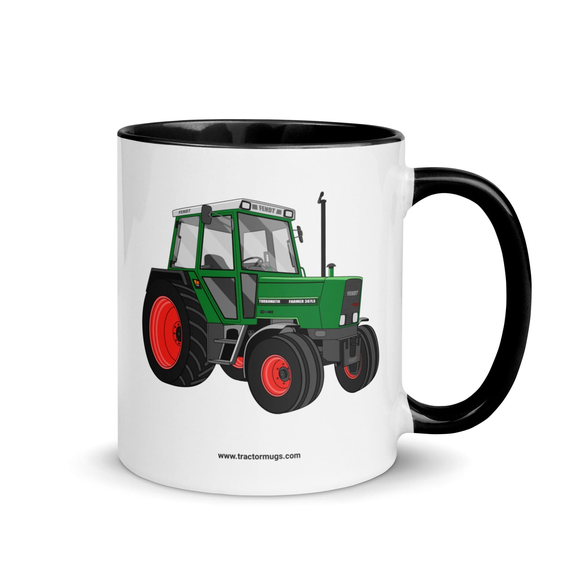 The Tractors Mugs Store 11 oz Fendt Farmer TURBOMATIK 307 LSA | Mug with Color Inside Quality Farmers Merch