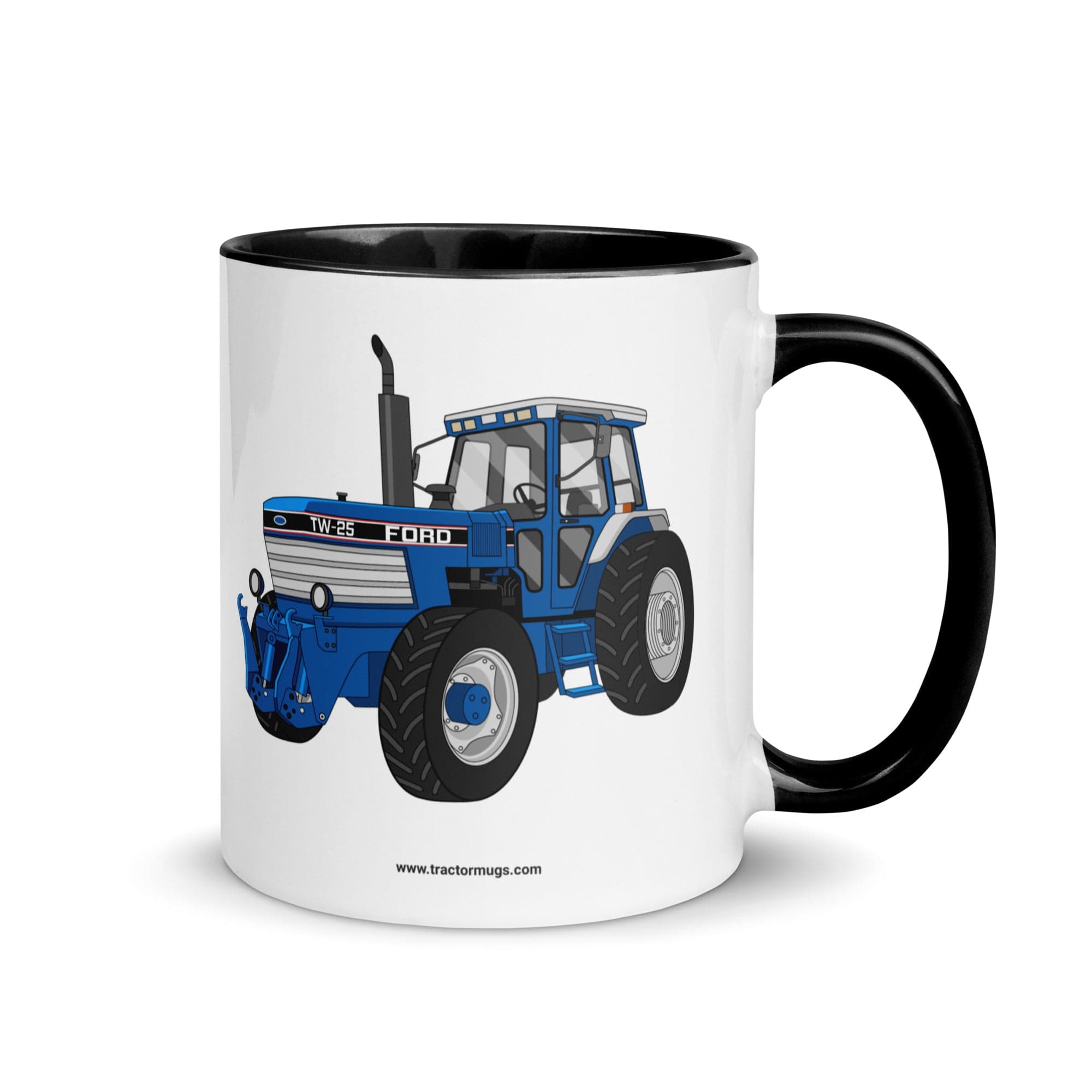 The Tractors Mugs Store 11 oz Ford TW 25 | Mug with Color Inside Quality Farmers Merch
