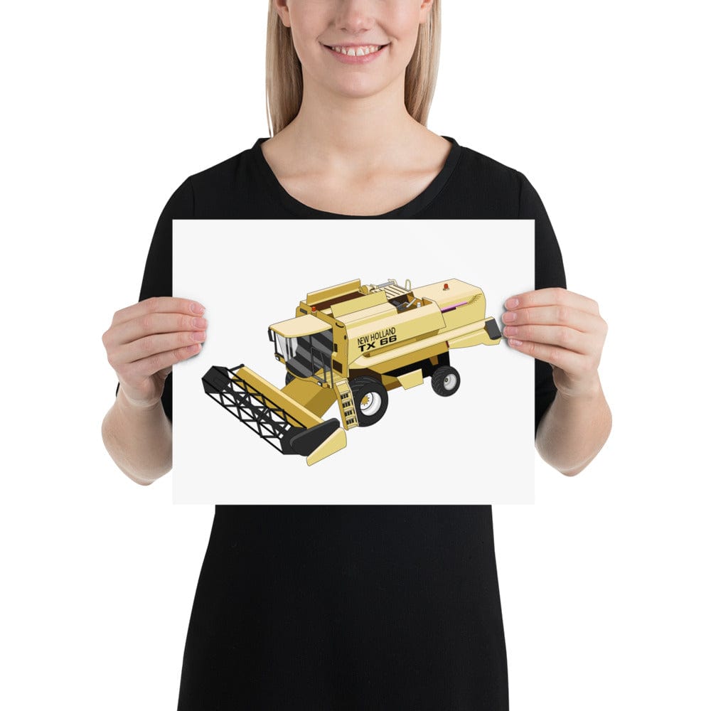 The Tractors Mugs Store 11″×14″ New Holland TX 66 Poster Quality Farmers Merch