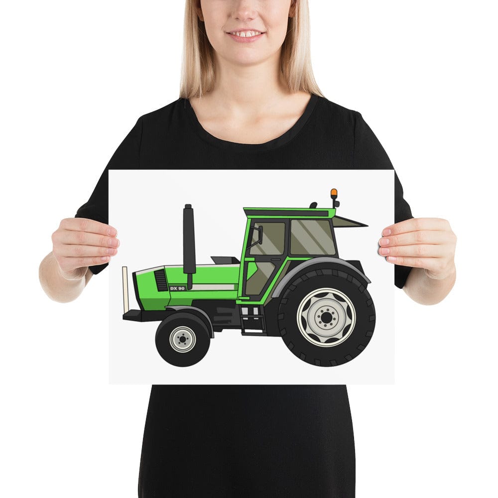 The Tractors Mugs Store 12″×16″ Deutz DX 90 Poster Quality Farmers Merch